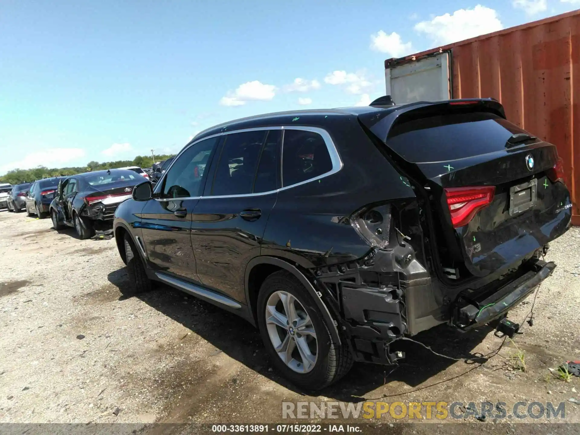 3 Photograph of a damaged car 5UXTY3C08LLU72483 BMW X3 2020