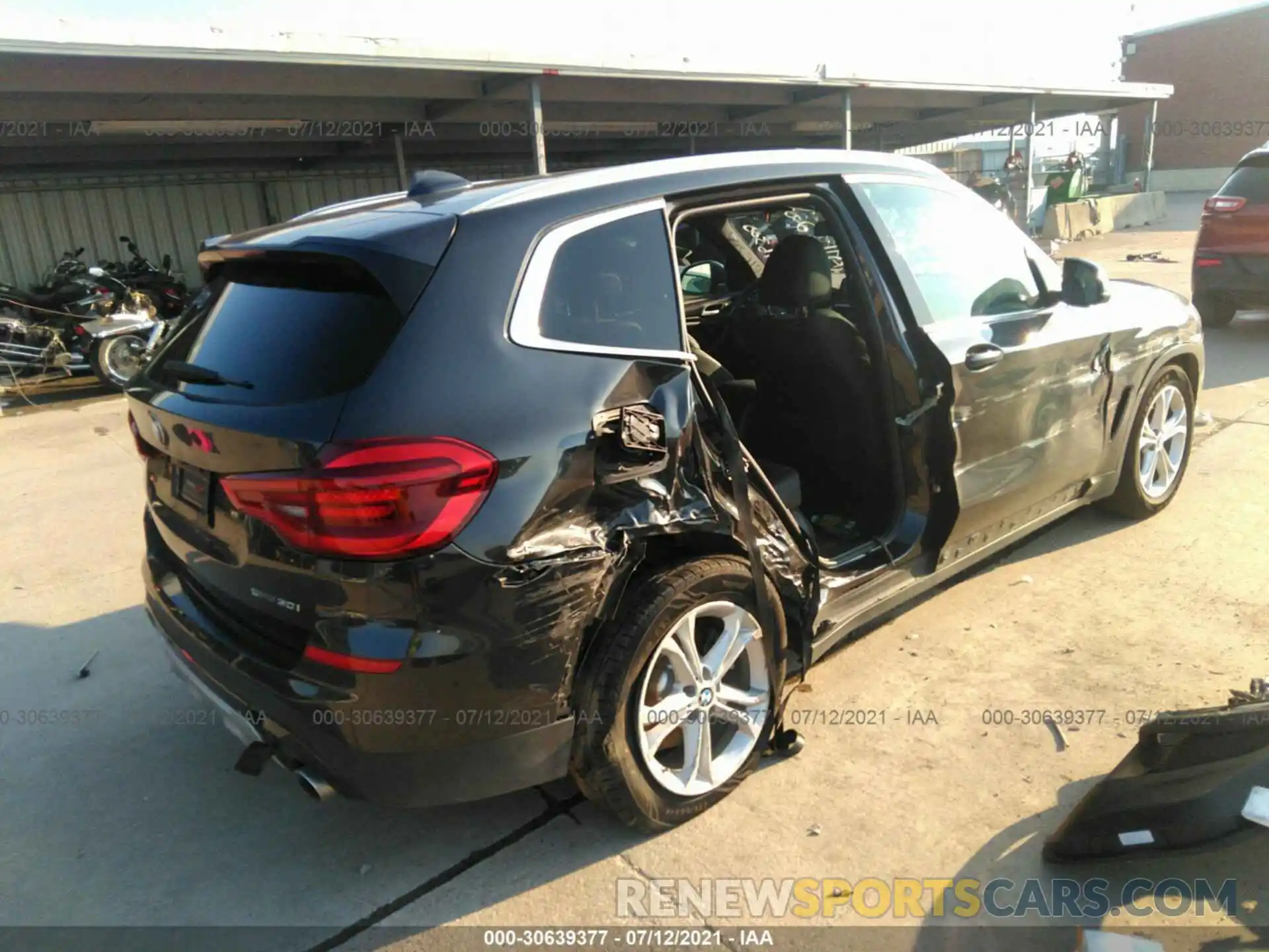 4 Фотография поврежденного автомобиля 5UXTY3C08LLU72631 BMW X3 2020