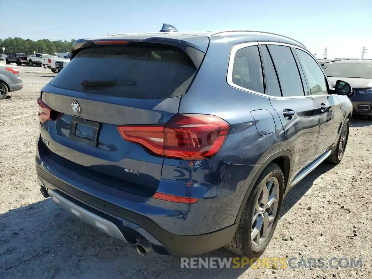 4 Фотография поврежденного автомобиля 5UXTY3C09L9B39340 BMW X3 2020