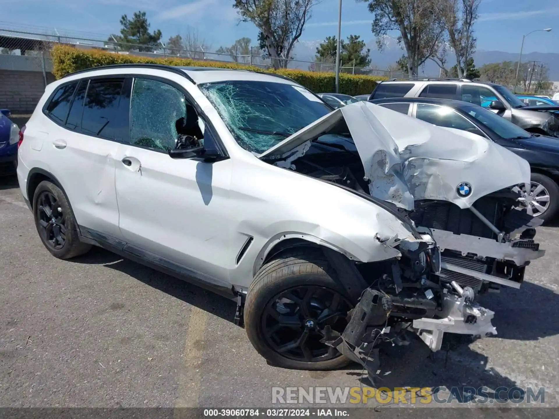 1 Photograph of a damaged car 5UXTY3C09L9B59779 BMW X3 2020