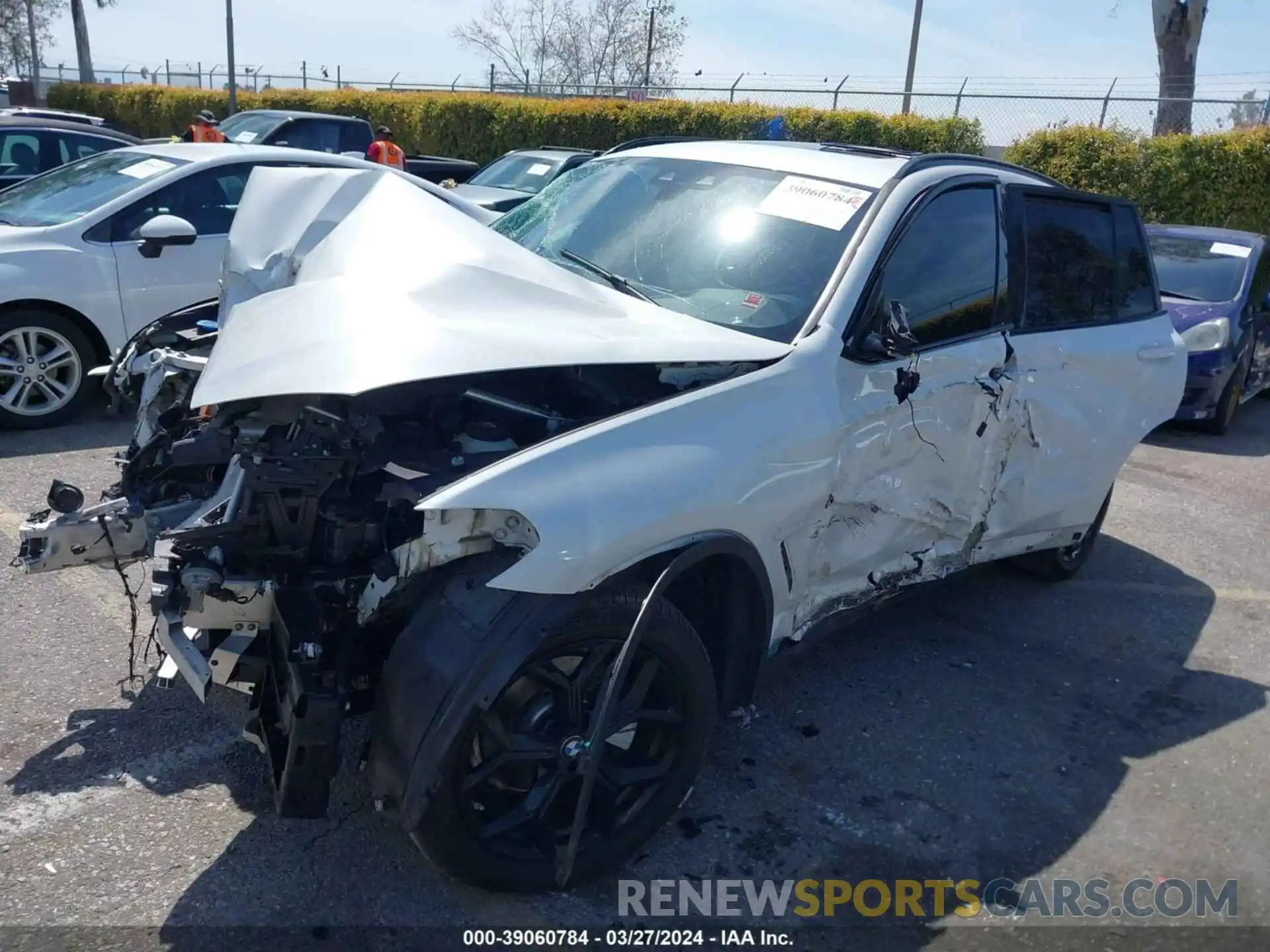 2 Photograph of a damaged car 5UXTY3C09L9B59779 BMW X3 2020