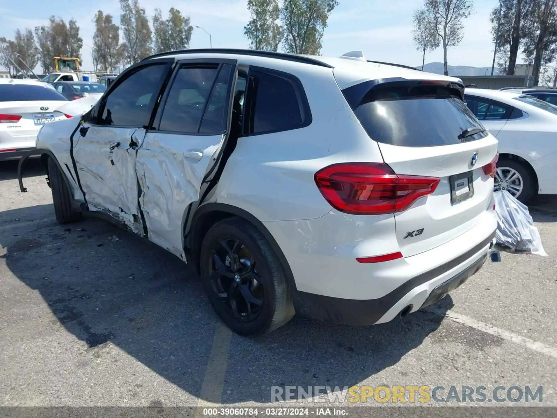 3 Photograph of a damaged car 5UXTY3C09L9B59779 BMW X3 2020