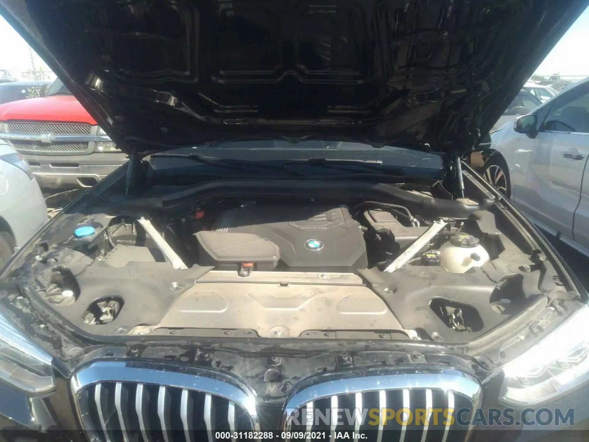 10 Фотография поврежденного автомобиля 5UXTY3C09L9B67350 BMW X3 2020