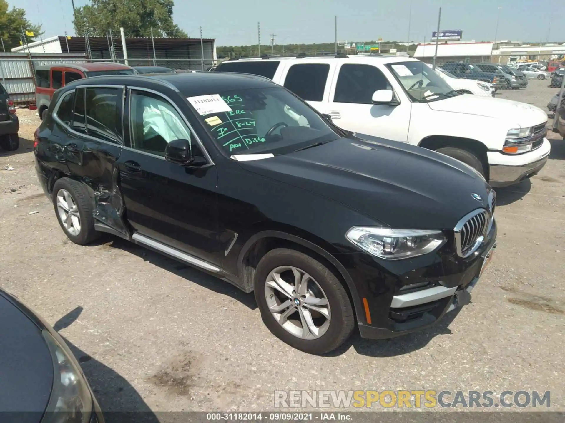 1 Фотография поврежденного автомобиля 5UXTY3C09L9B69857 BMW X3 2020