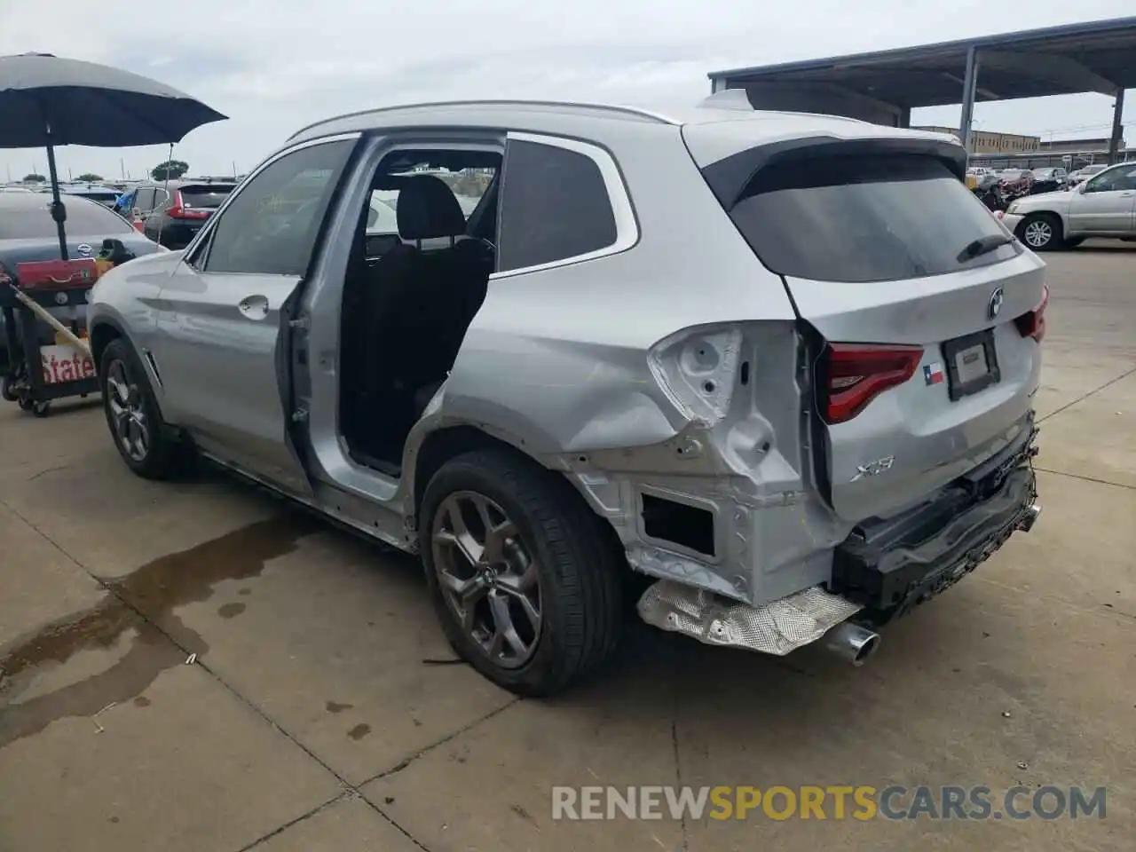 3 Photograph of a damaged car 5UXTY3C09L9B70278 BMW X3 2020