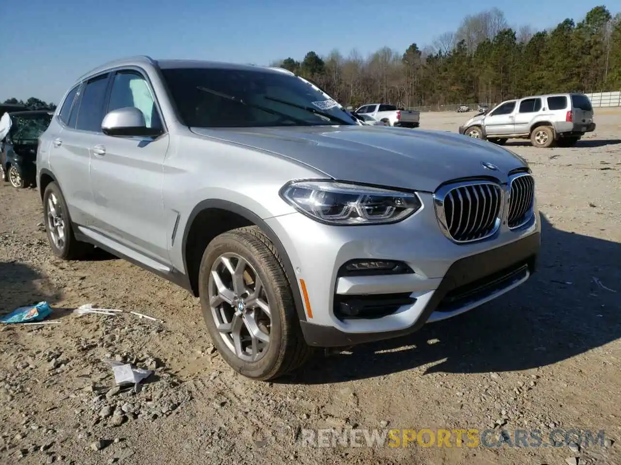 1 Photograph of a damaged car 5UXTY3C09L9B90708 BMW X3 2020