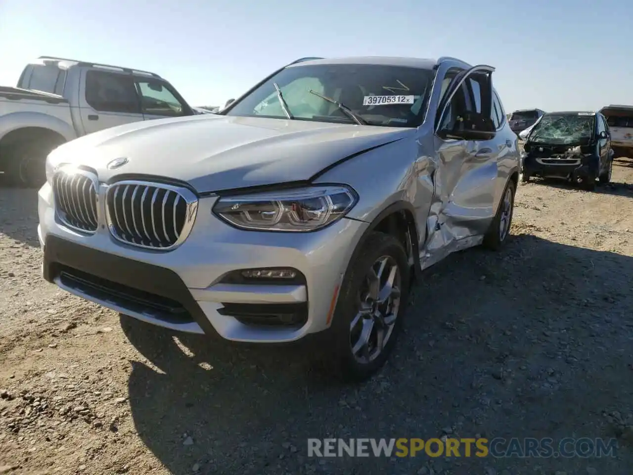 2 Фотография поврежденного автомобиля 5UXTY3C09L9B90708 BMW X3 2020