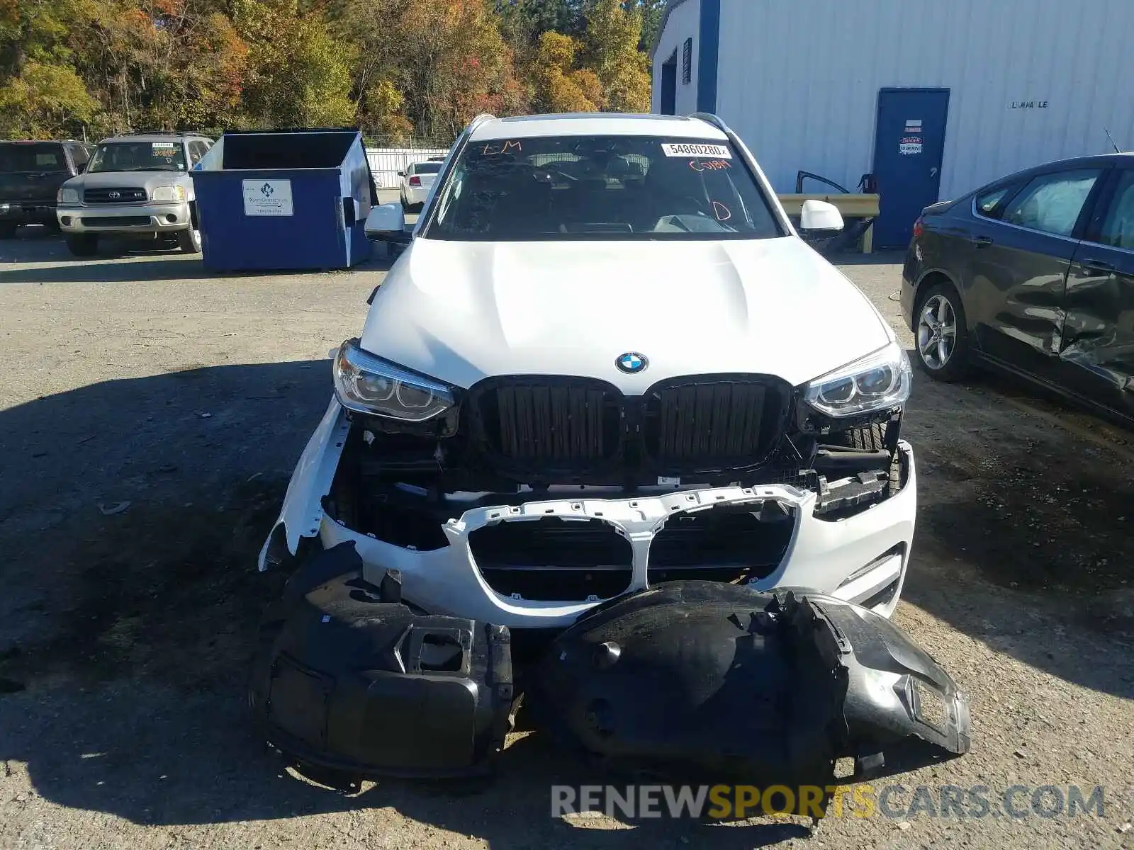 9 Photograph of a damaged car 5UXTY3C09L9C01819 BMW X3 2020