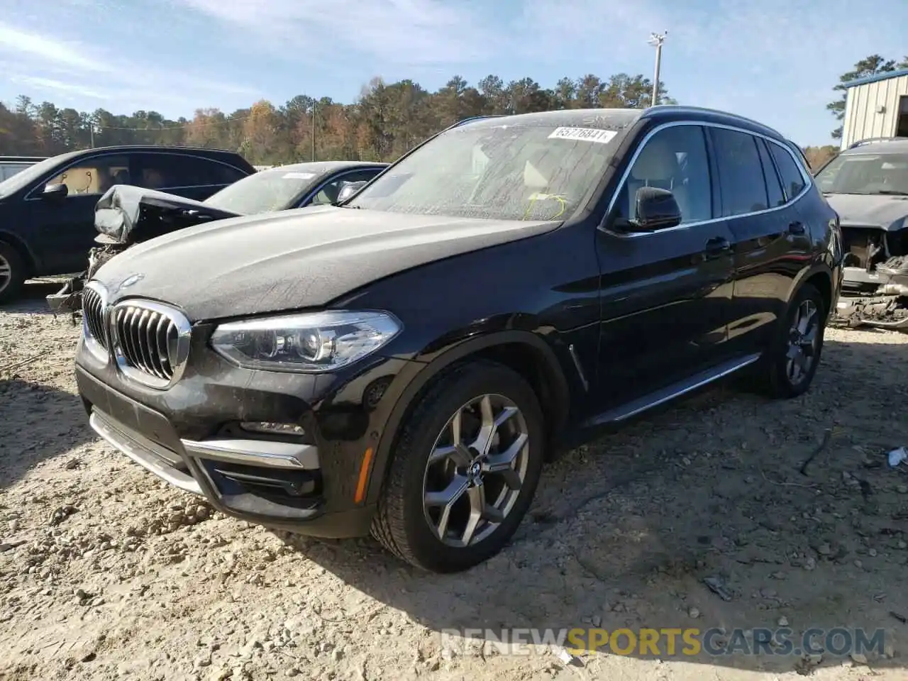 2 Photograph of a damaged car 5UXTY3C09L9C72969 BMW X3 2020