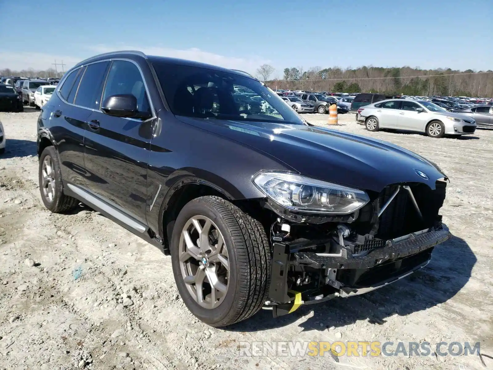 1 Photograph of a damaged car 5UXTY3C09L9C76441 BMW X3 2020