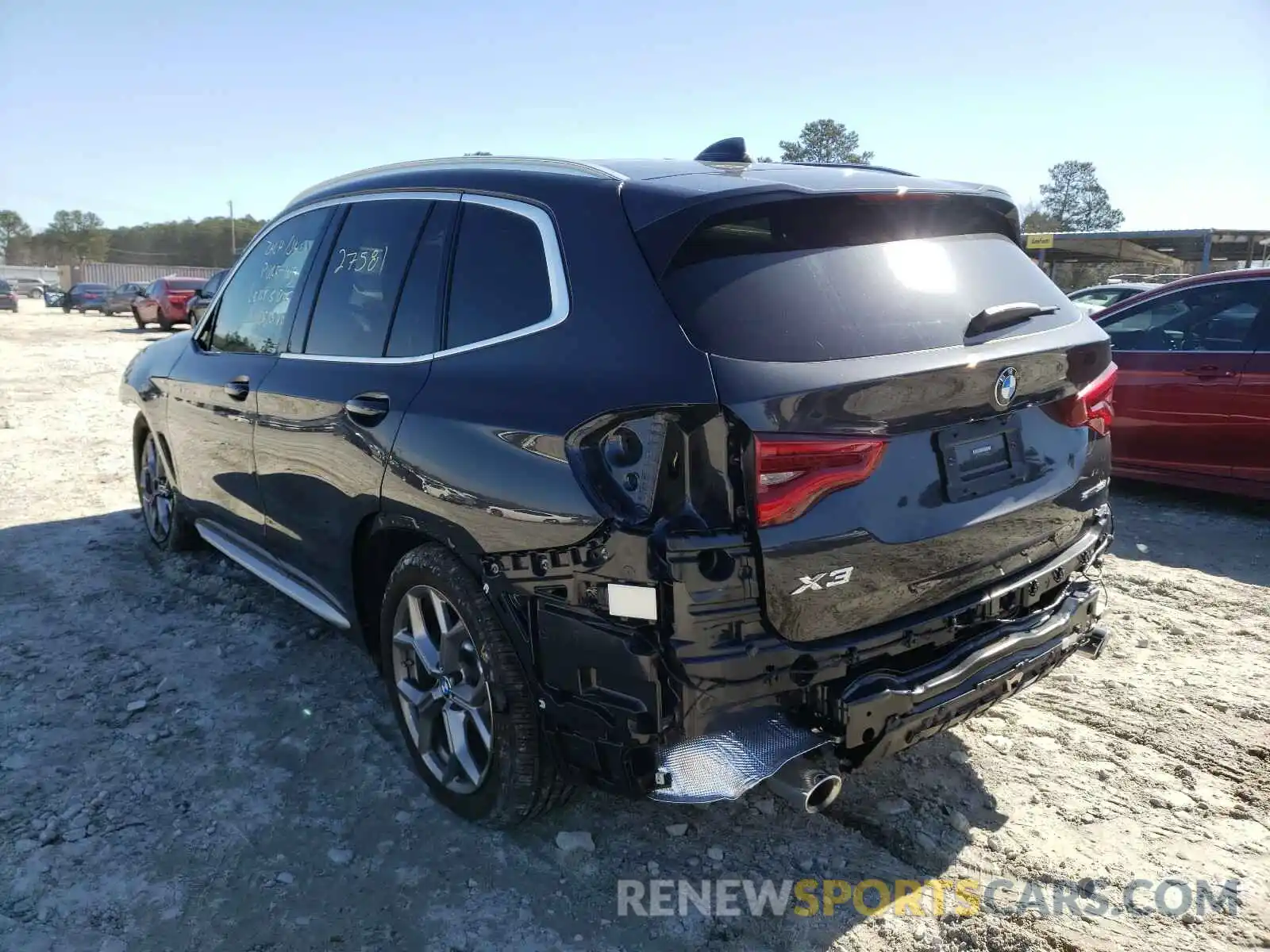 3 Photograph of a damaged car 5UXTY3C09L9C76441 BMW X3 2020