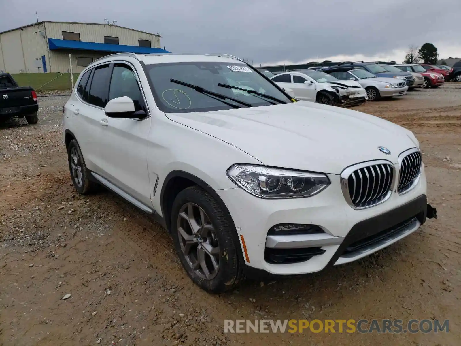 1 Photograph of a damaged car 5UXTY3C09L9D47508 BMW X3 2020