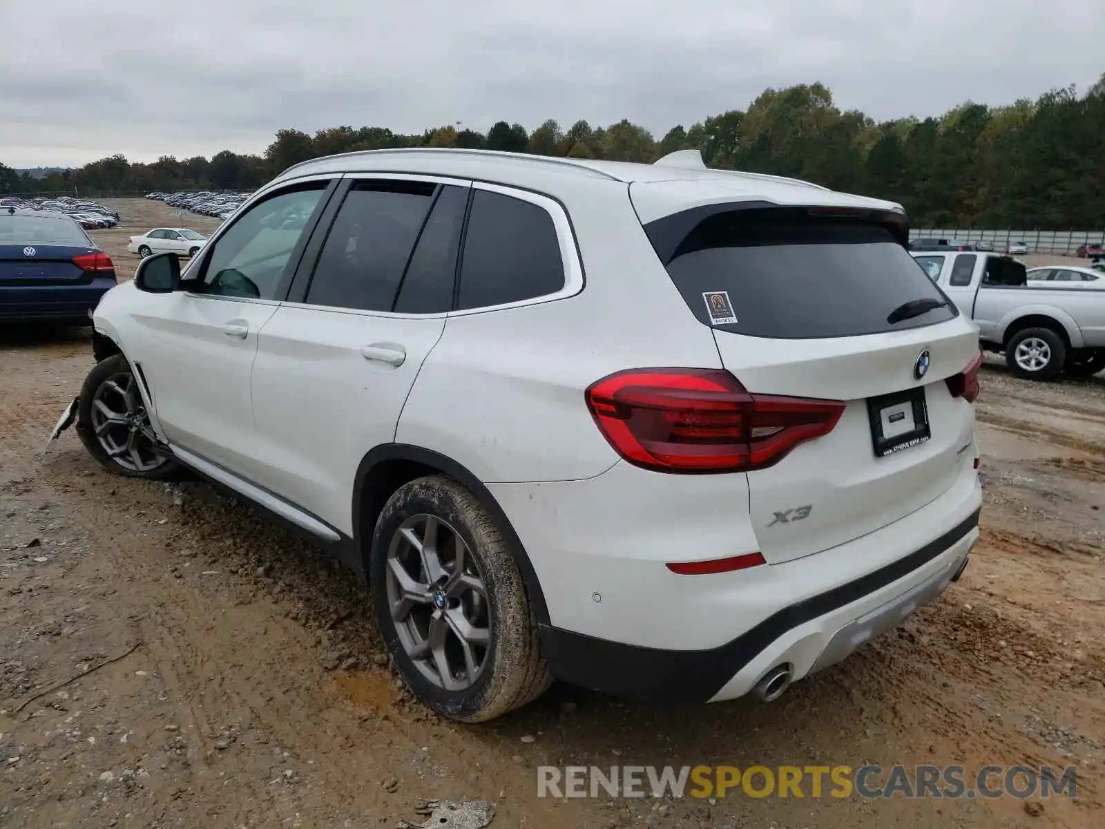 3 Photograph of a damaged car 5UXTY3C09L9D47508 BMW X3 2020