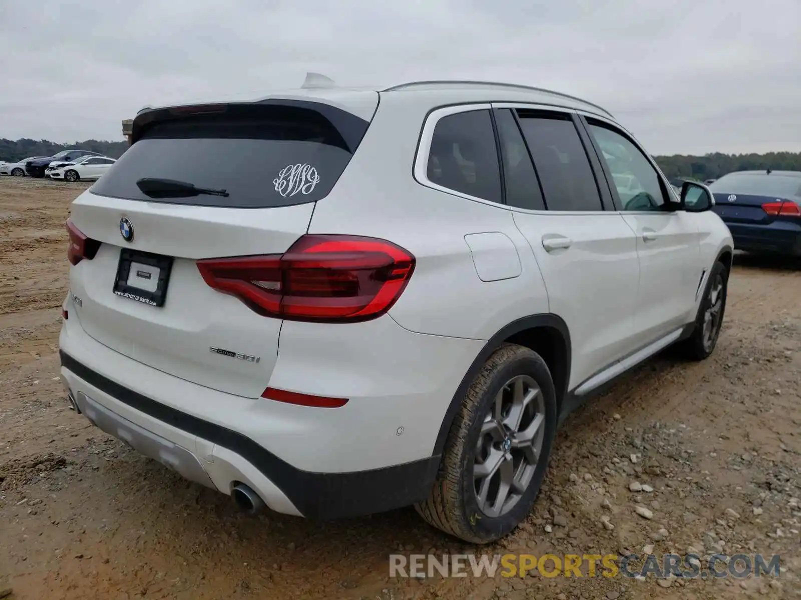 4 Фотография поврежденного автомобиля 5UXTY3C09L9D47508 BMW X3 2020