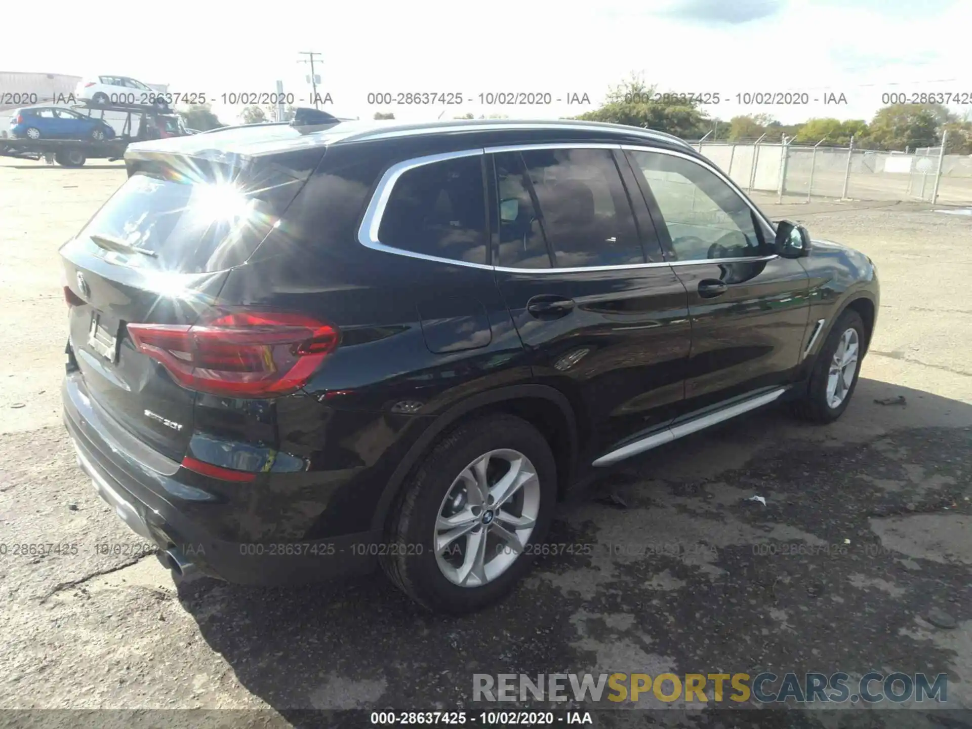 4 Фотография поврежденного автомобиля 5UXTY3C09LLE54948 BMW X3 2020