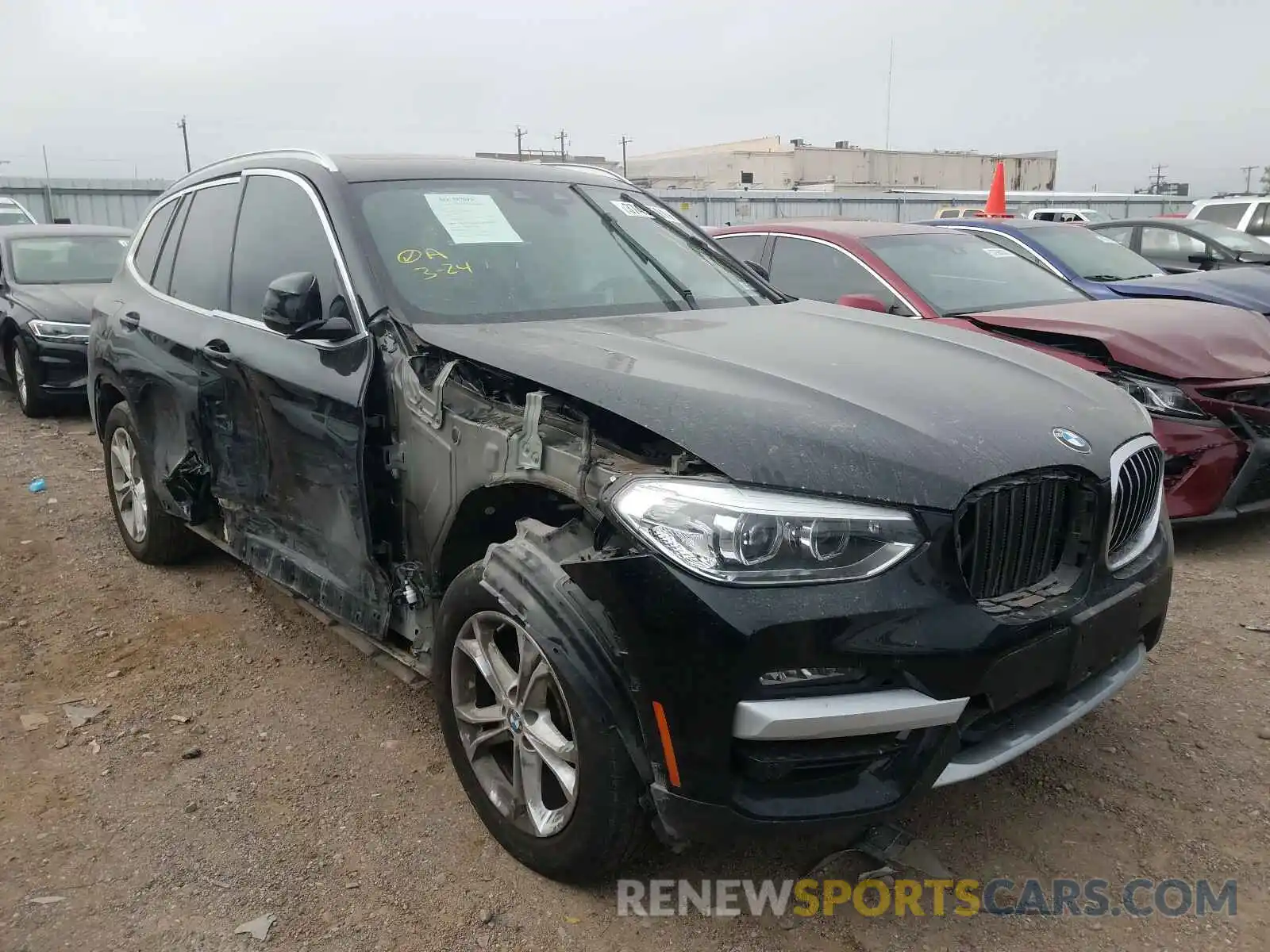 1 Photograph of a damaged car 5UXTY3C09LLE55016 BMW X3 2020