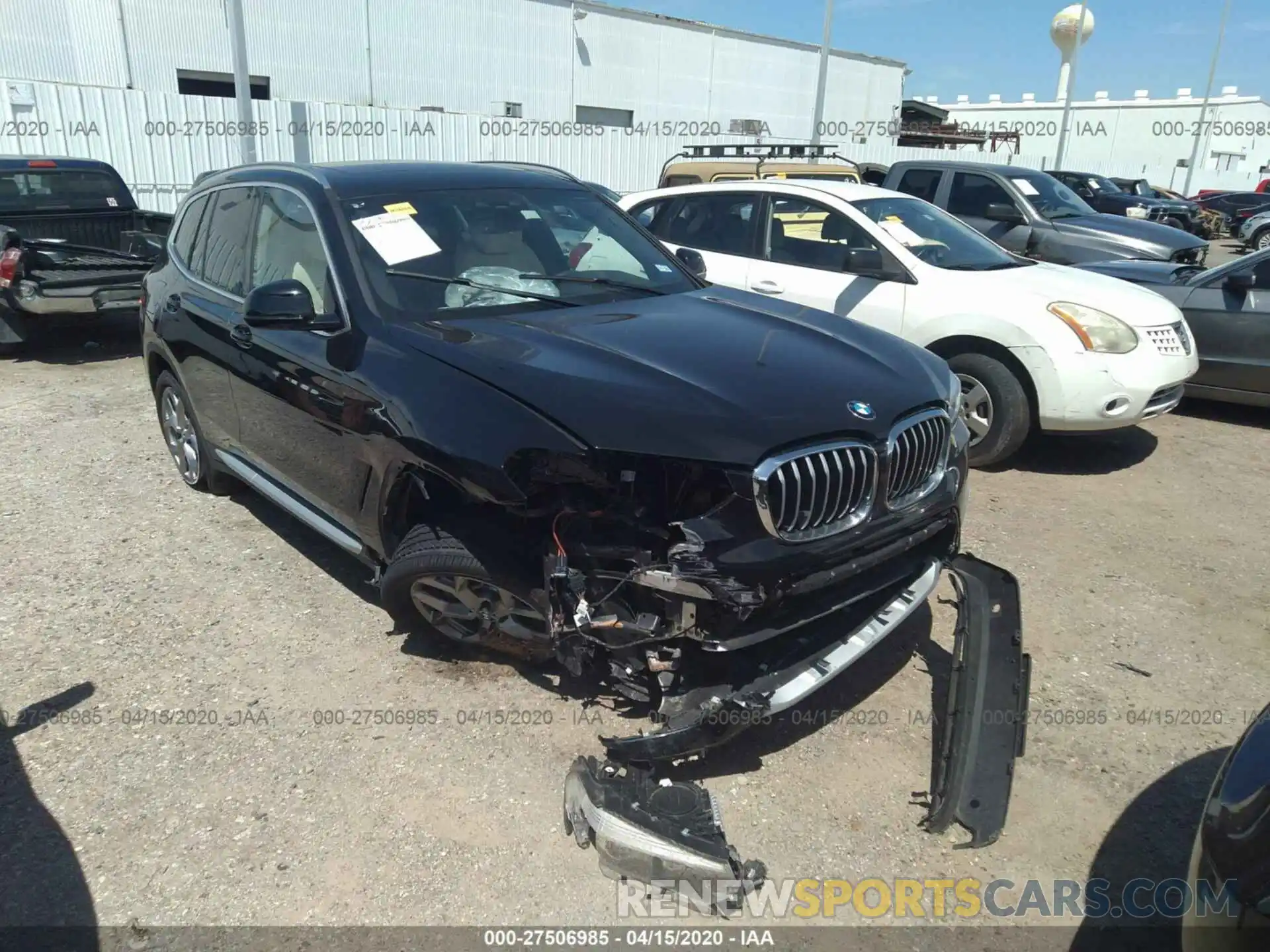 1 Photograph of a damaged car 5UXTY3C09LLU70063 BMW X3 2020