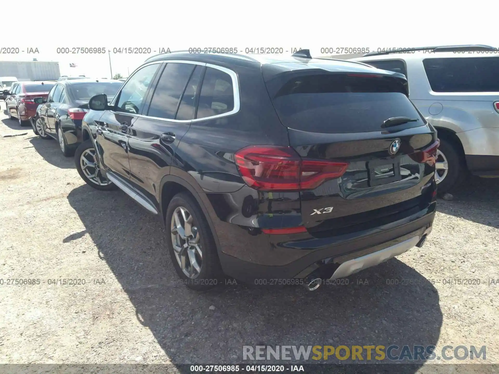 3 Photograph of a damaged car 5UXTY3C09LLU70063 BMW X3 2020