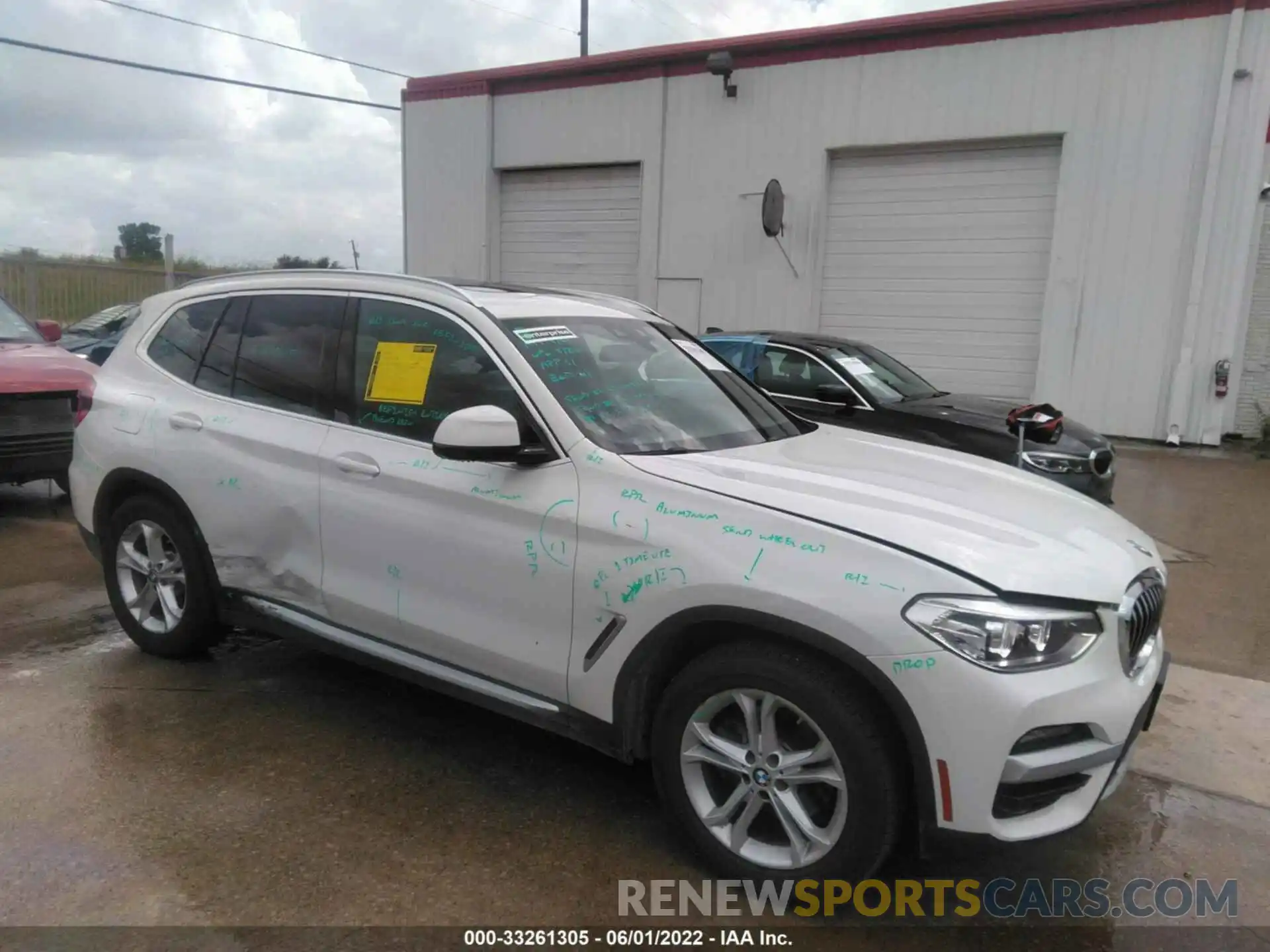 1 Photograph of a damaged car 5UXTY3C09LLU72749 BMW X3 2020