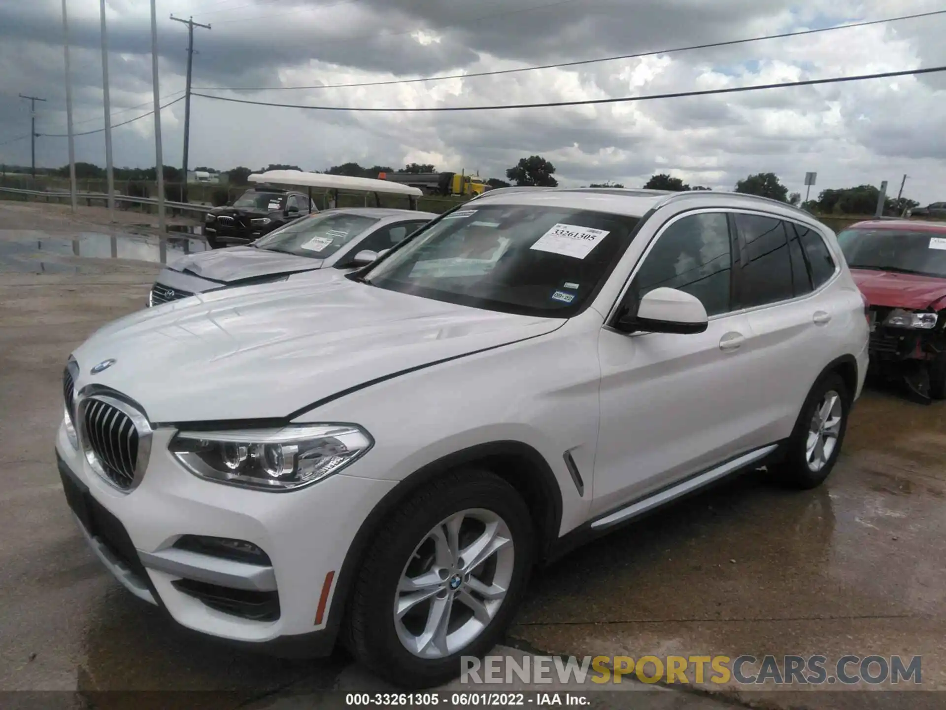 2 Photograph of a damaged car 5UXTY3C09LLU72749 BMW X3 2020