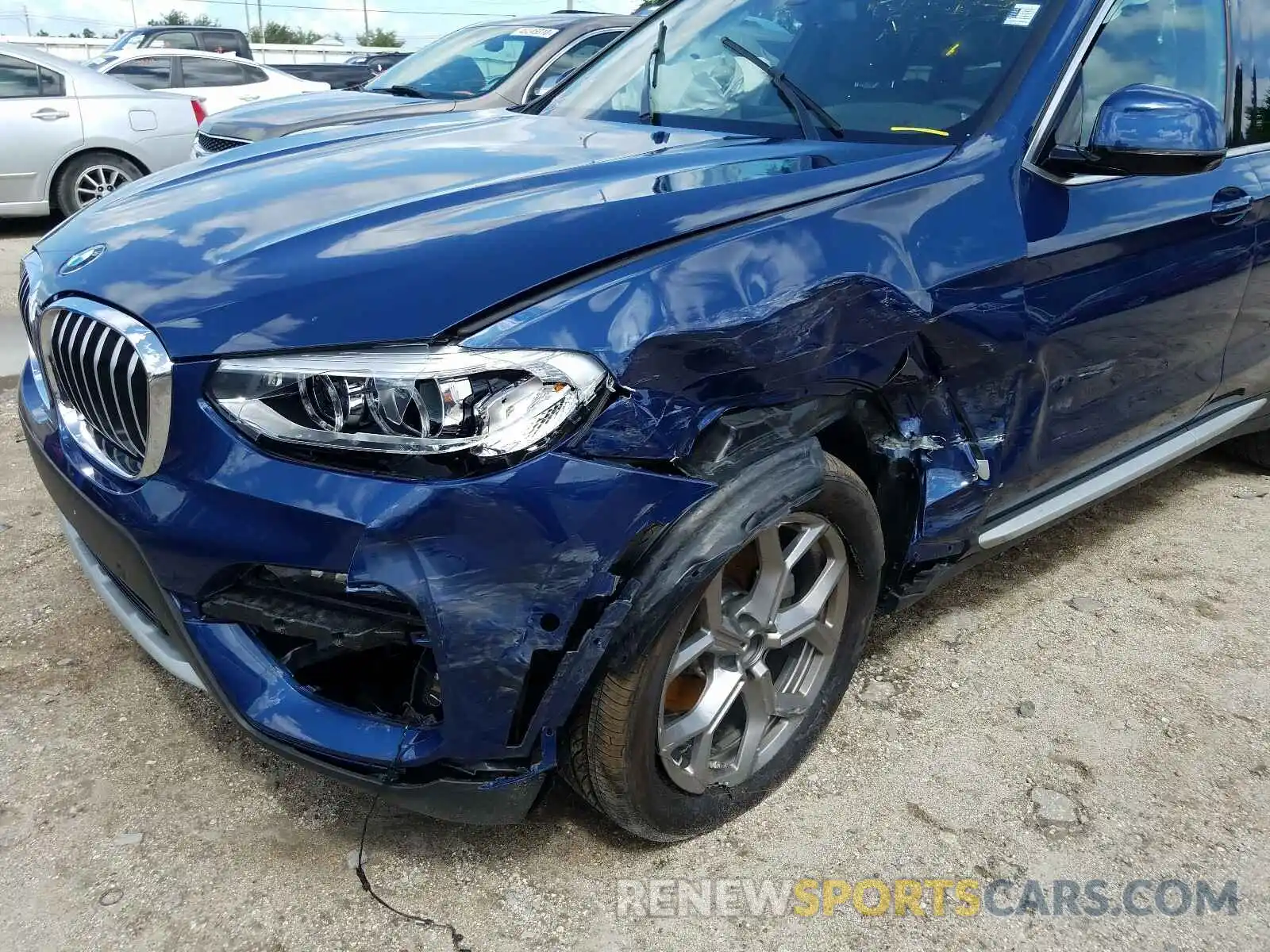 9 Фотография поврежденного автомобиля 5UXTY3C0XL9B08162 BMW X3 2020