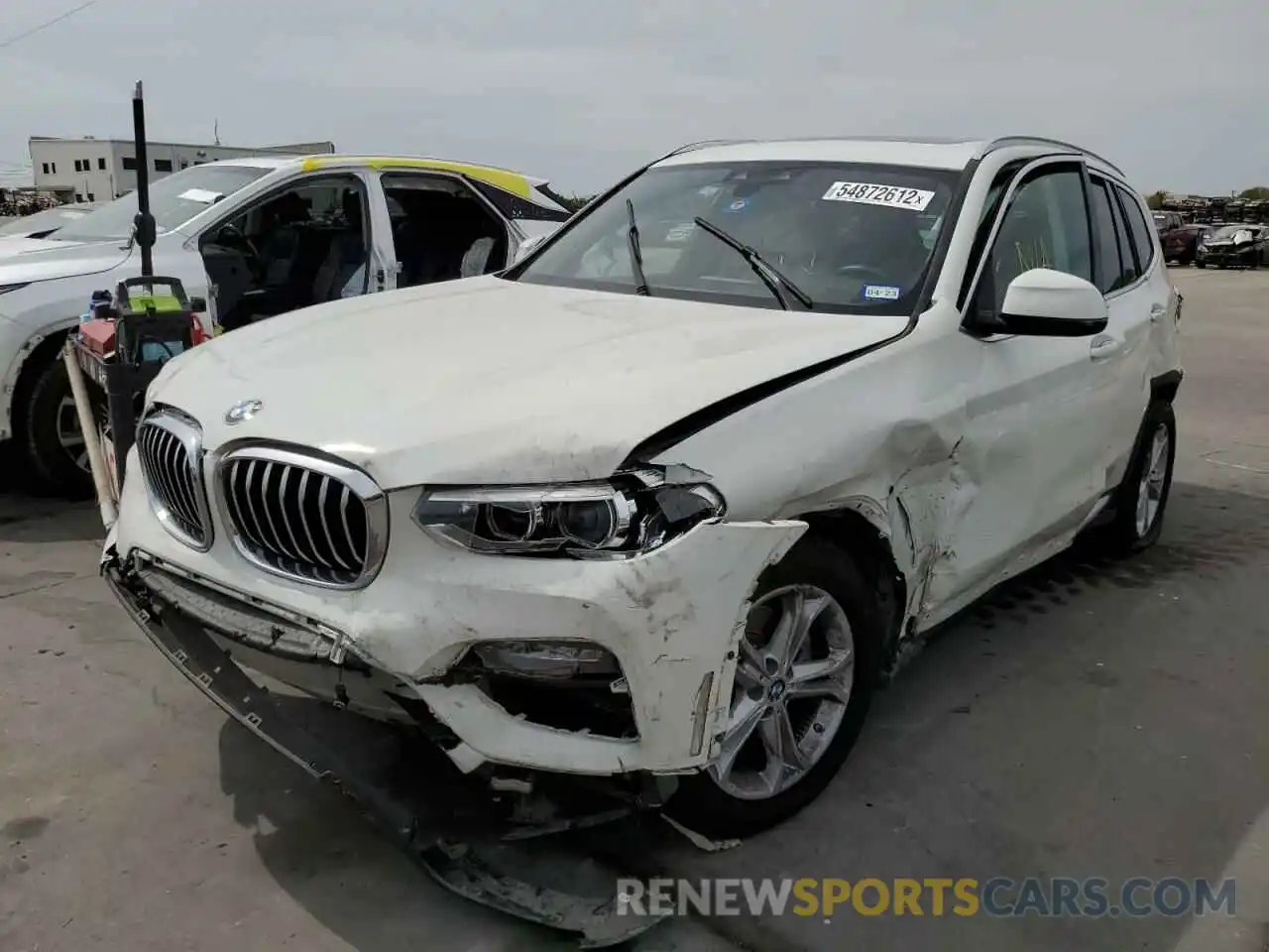 2 Фотография поврежденного автомобиля 5UXTY3C0XL9B43686 BMW X3 2020