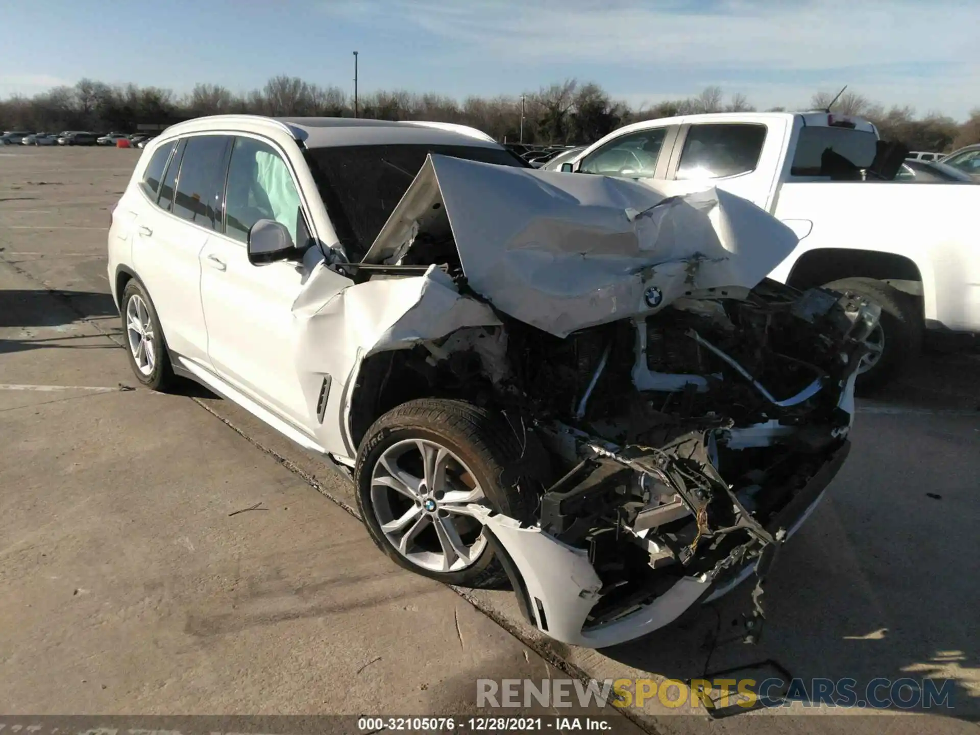 1 Photograph of a damaged car 5UXTY3C0XL9B63873 BMW X3 2020