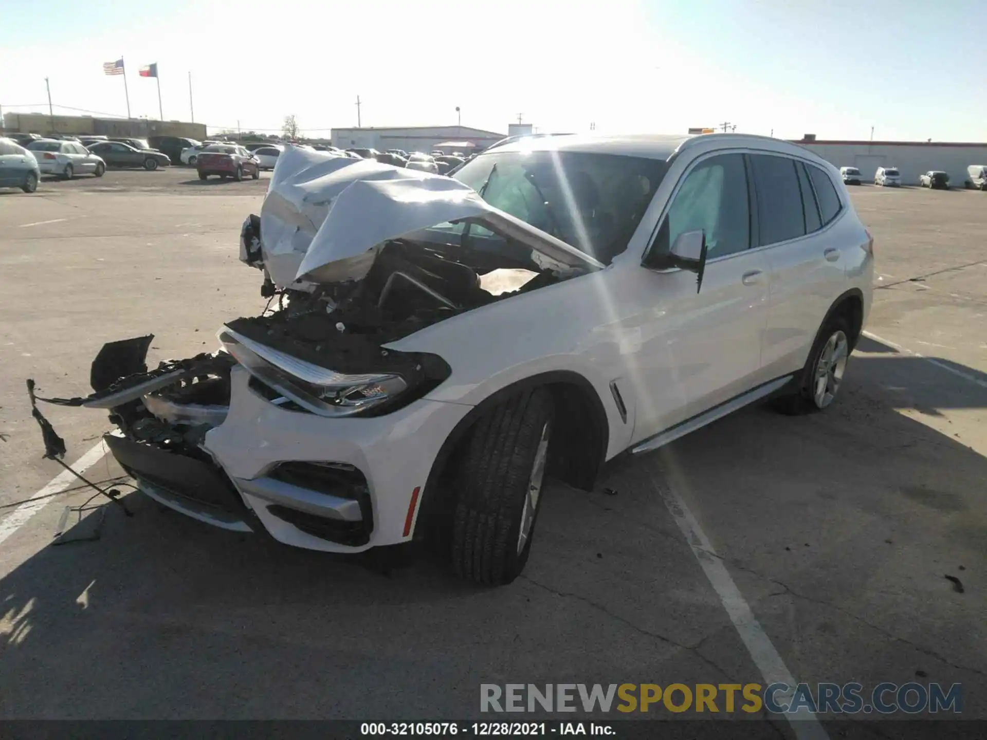 2 Photograph of a damaged car 5UXTY3C0XL9B63873 BMW X3 2020