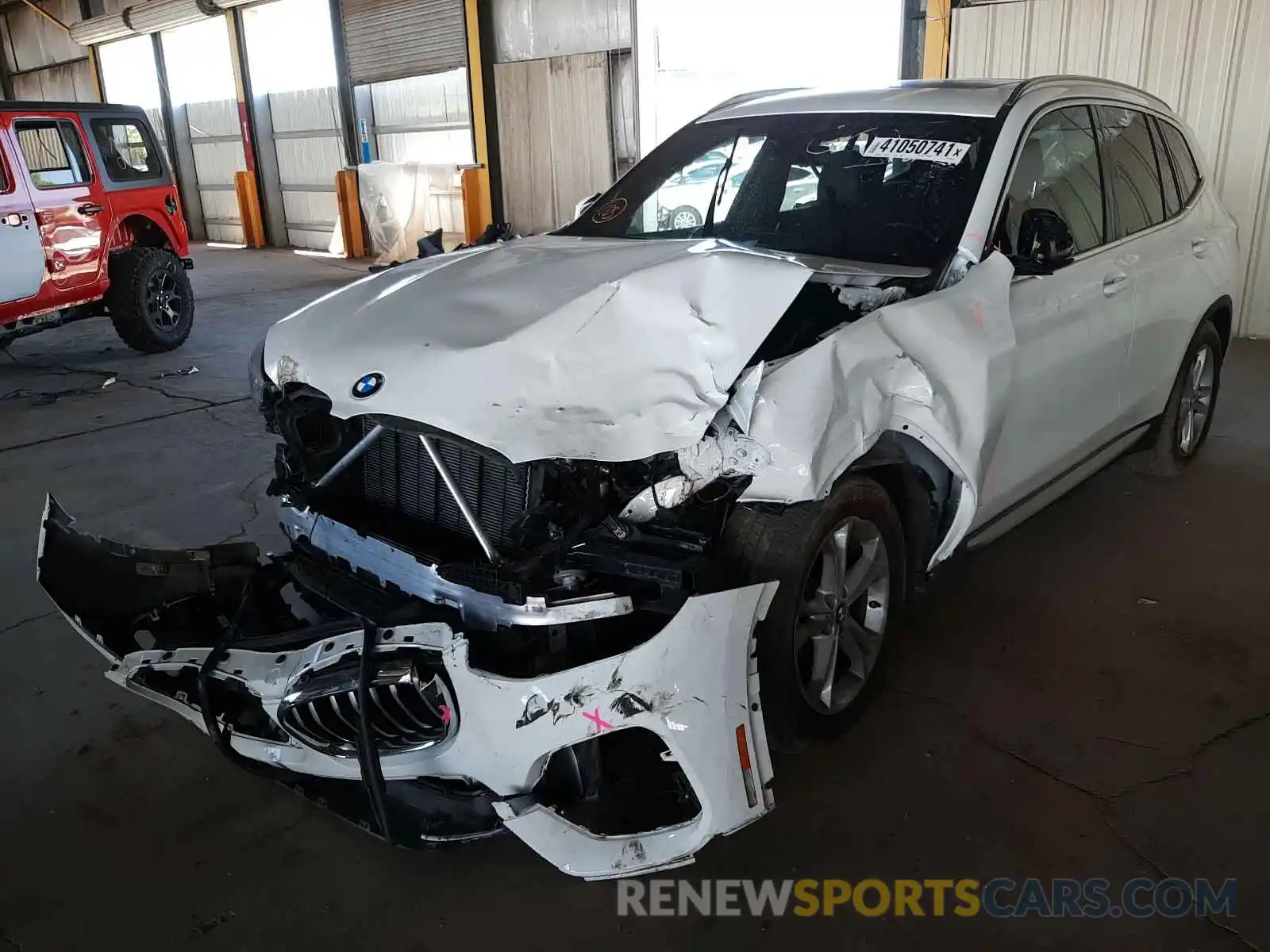 2 Photograph of a damaged car 5UXTY3C0XL9B63890 BMW X3 2020