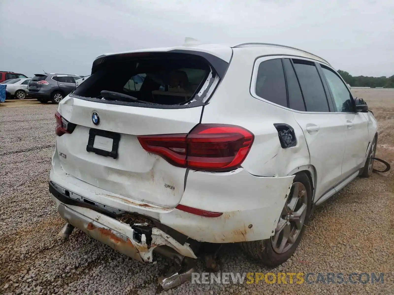 4 Фотография поврежденного автомобиля 5UXTY3C0XL9B67180 BMW X3 2020
