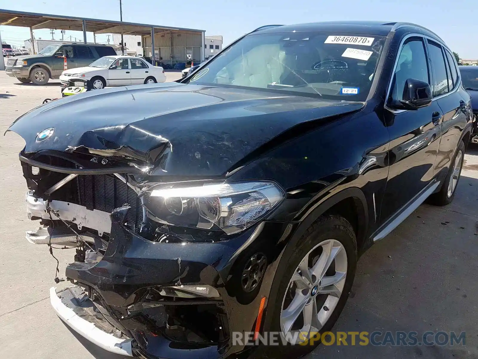 2 Photograph of a damaged car 5UXTY3C0XL9B70421 BMW X3 2020