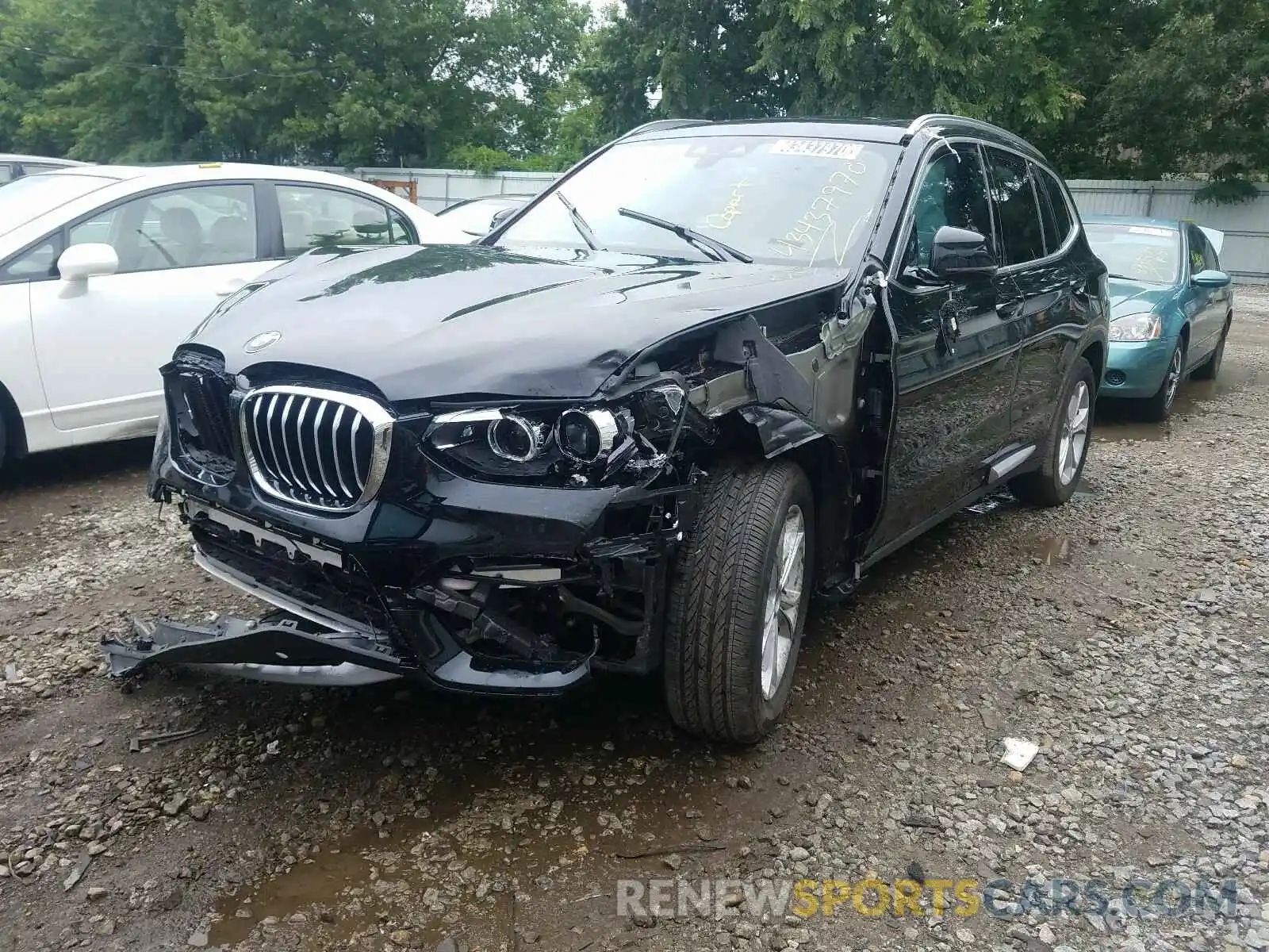 2 Фотография поврежденного автомобиля 5UXTY3C0XL9B93262 BMW X3 2020