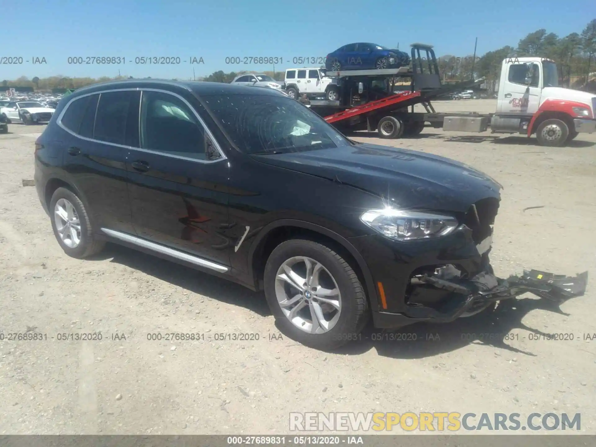 1 Photograph of a damaged car 5UXTY3C0XL9B93309 BMW X3 2020