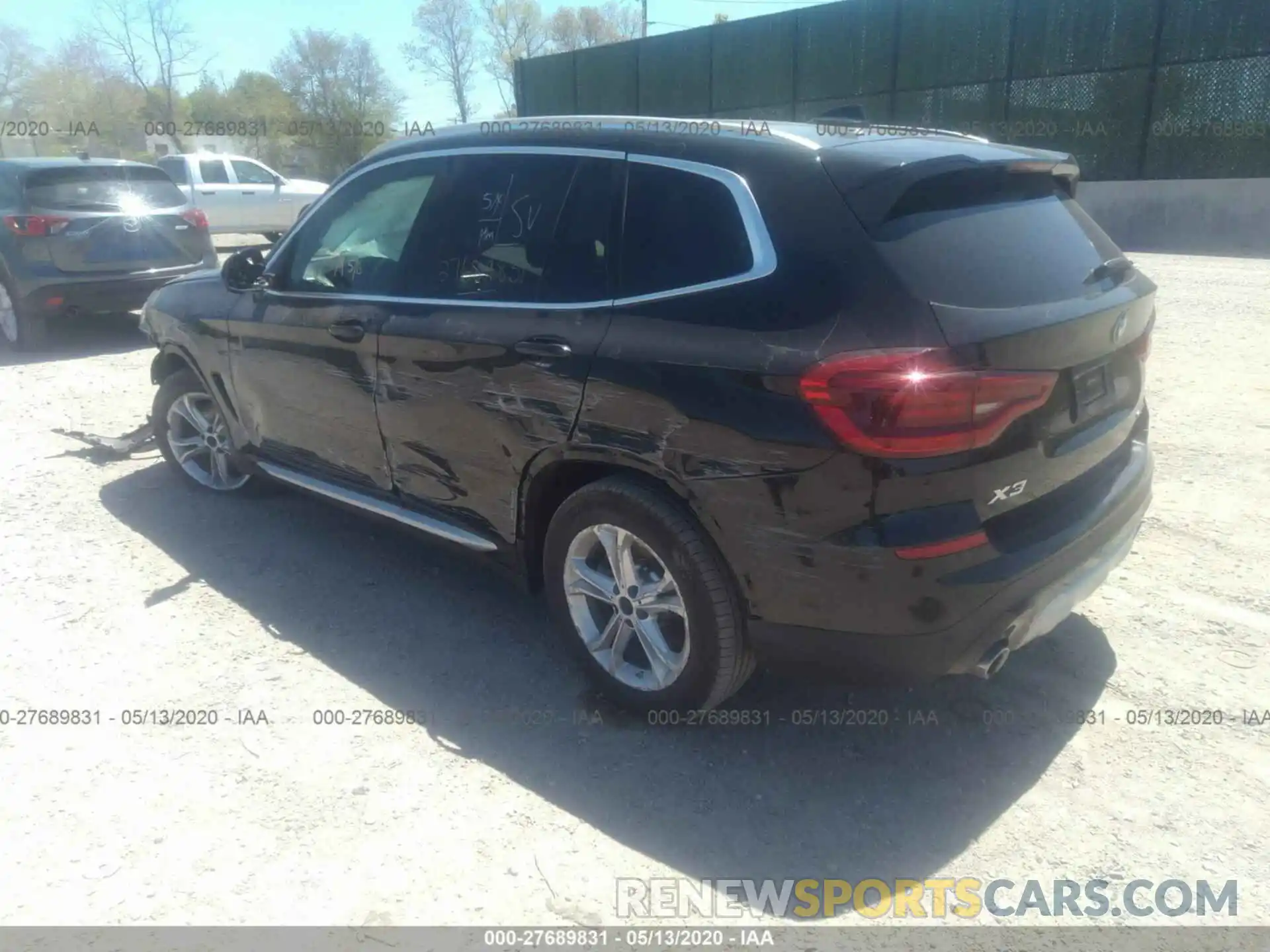 3 Photograph of a damaged car 5UXTY3C0XL9B93309 BMW X3 2020