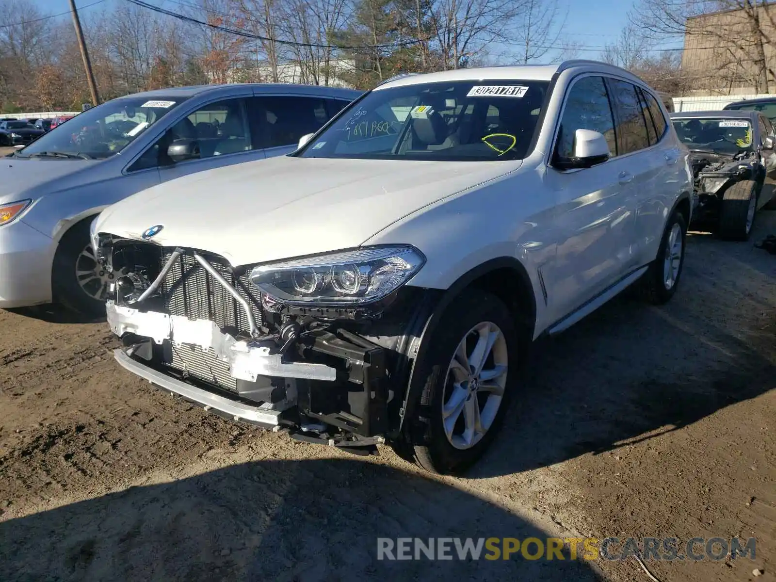 2 Photograph of a damaged car 5UXTY3C0XL9C32691 BMW X3 2020