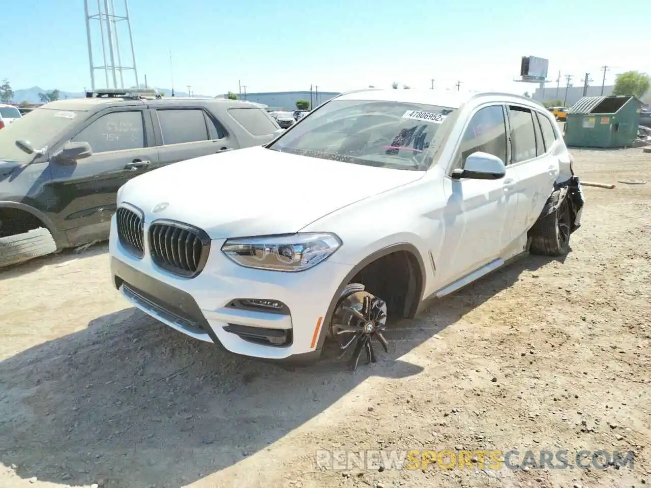 2 Photograph of a damaged car 5UXTY3C0XL9C33811 BMW X3 2020