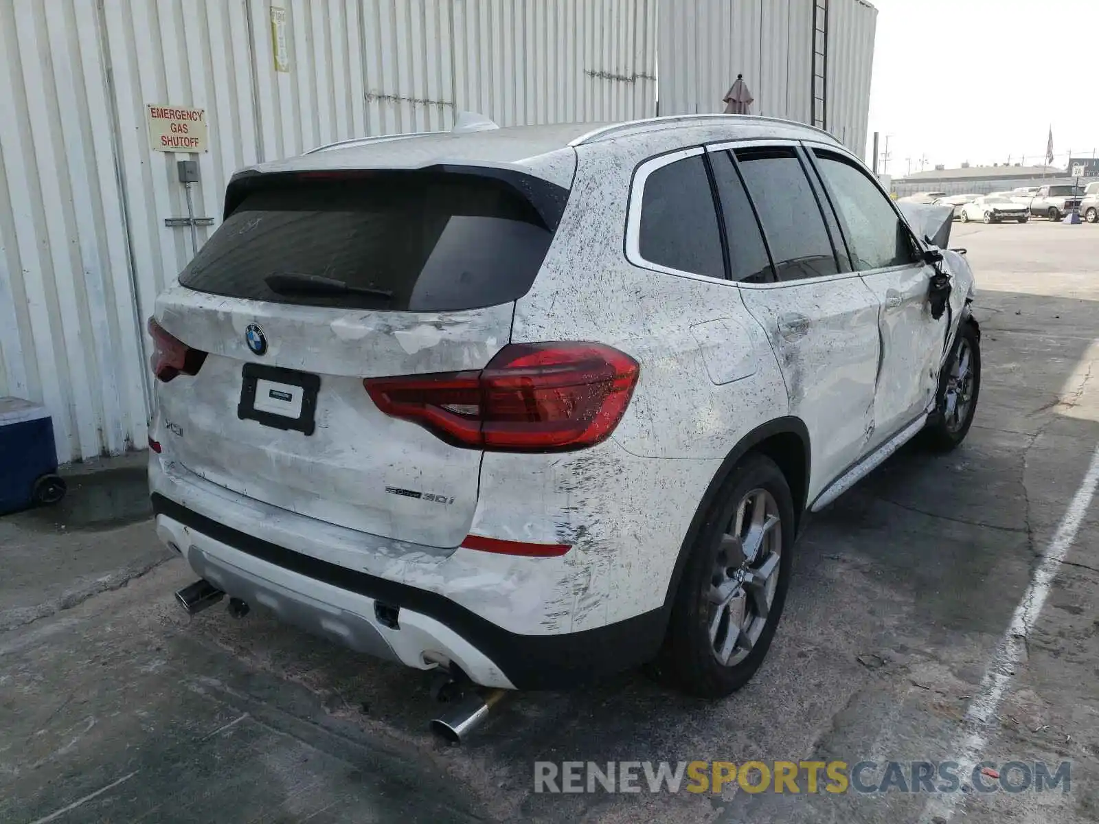 4 Фотография поврежденного автомобиля 5UXTY3C0XL9D41121 BMW X3 2020