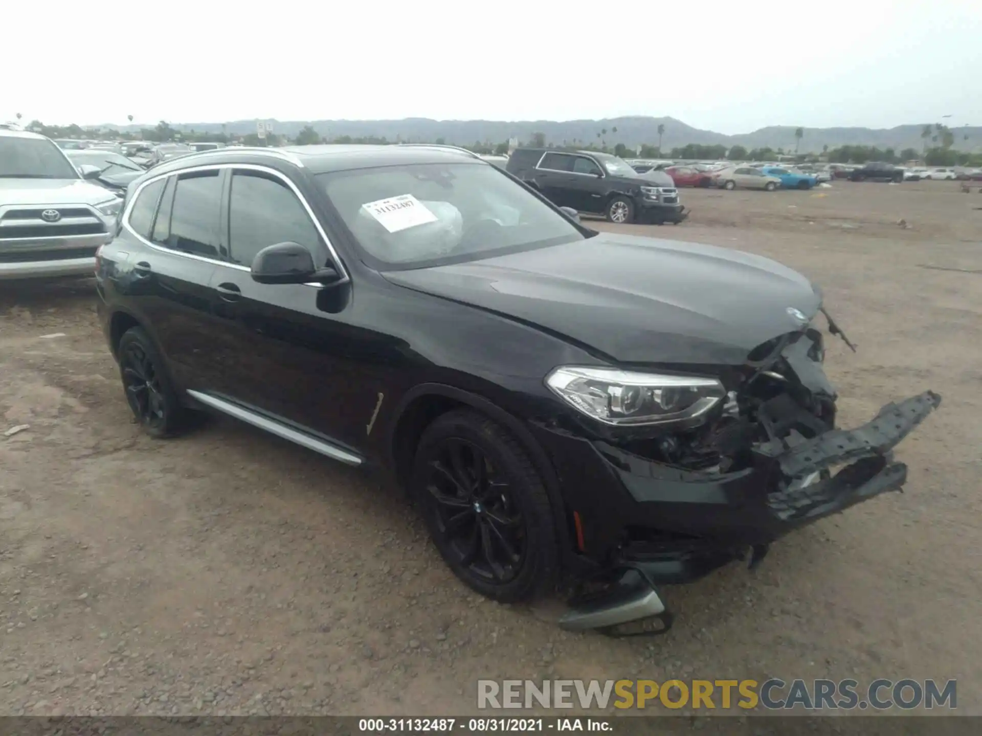 1 Photograph of a damaged car 5UXTY3C0XL9D69971 BMW X3 2020