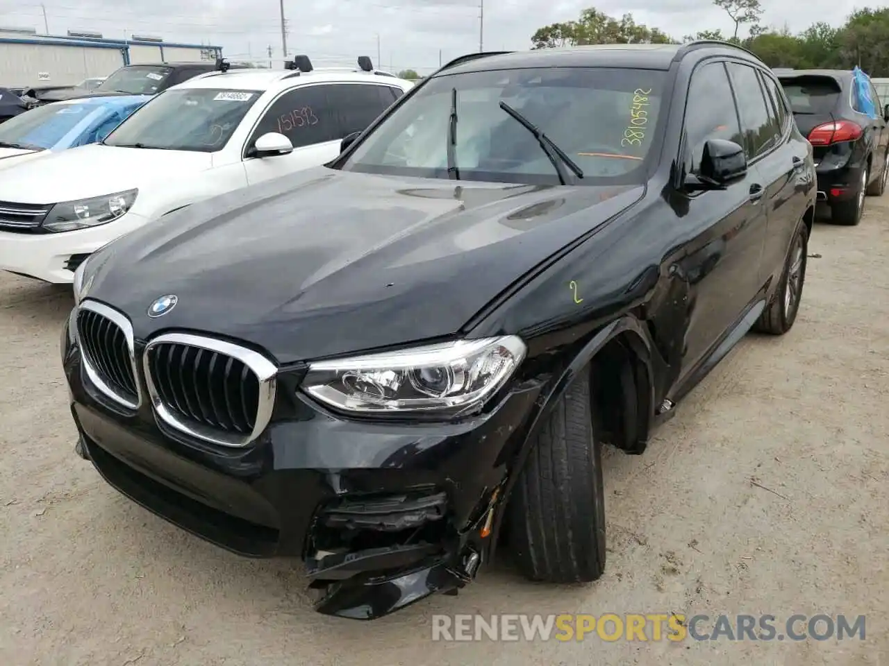 2 Photograph of a damaged car 5UXTY3C0XLLE54862 BMW X3 2020