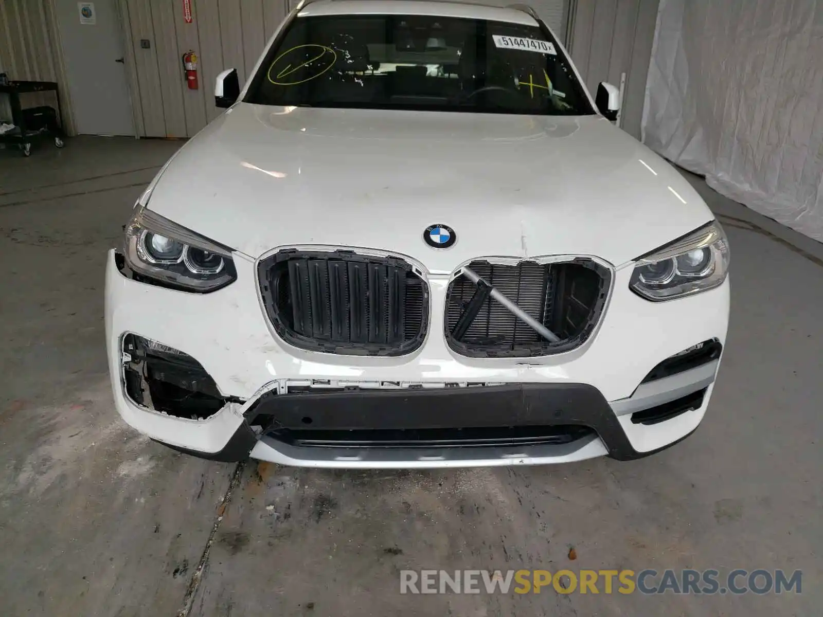 9 Photograph of a damaged car 5UXTY3C0XLLE55459 BMW X3 2020