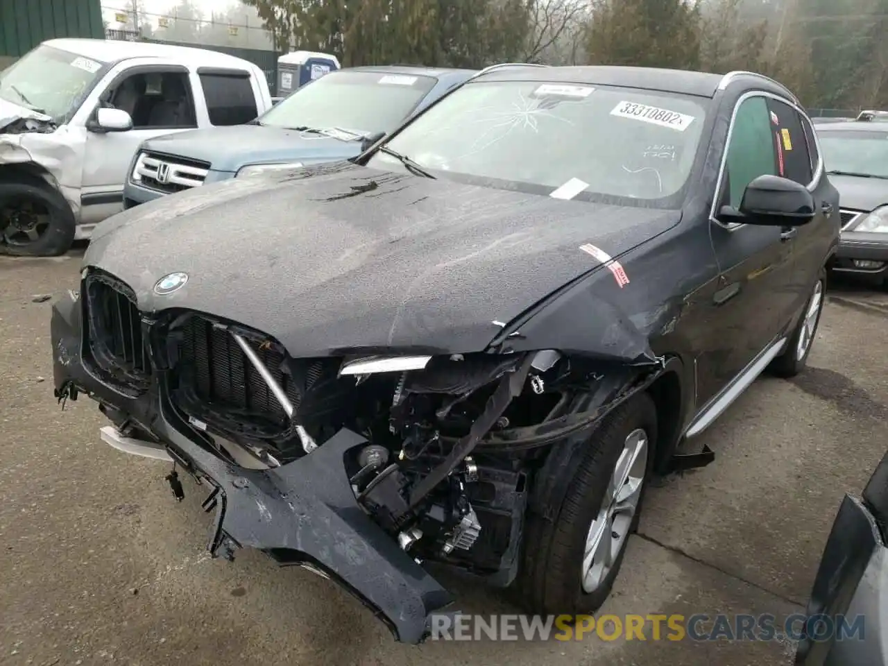 2 Photograph of a damaged car 5UXTY3C0XLLU71481 BMW X3 2020