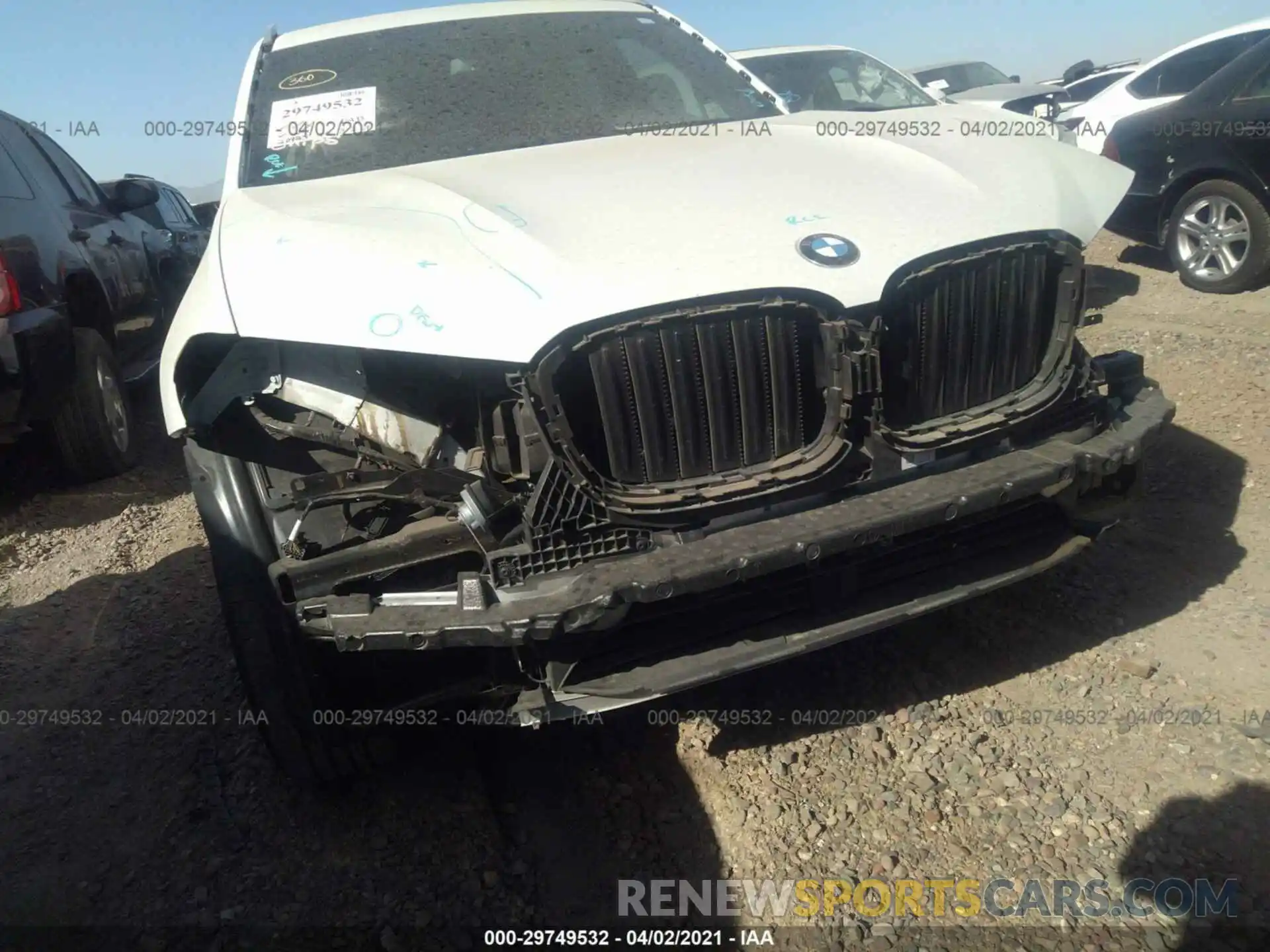 6 Фотография поврежденного автомобиля 5UXTY3C0XLLU72081 BMW X3 2020