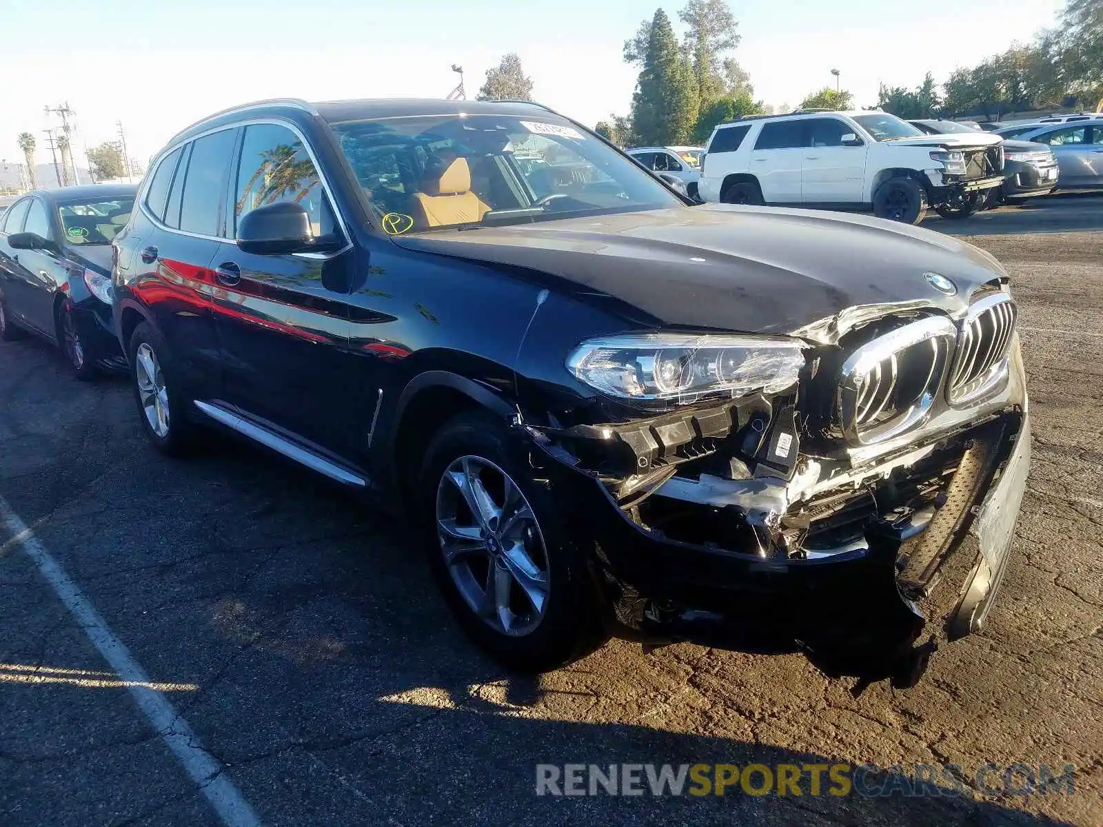 1 Photograph of a damaged car 5UXTY3C0XLLU72291 BMW X3 2020