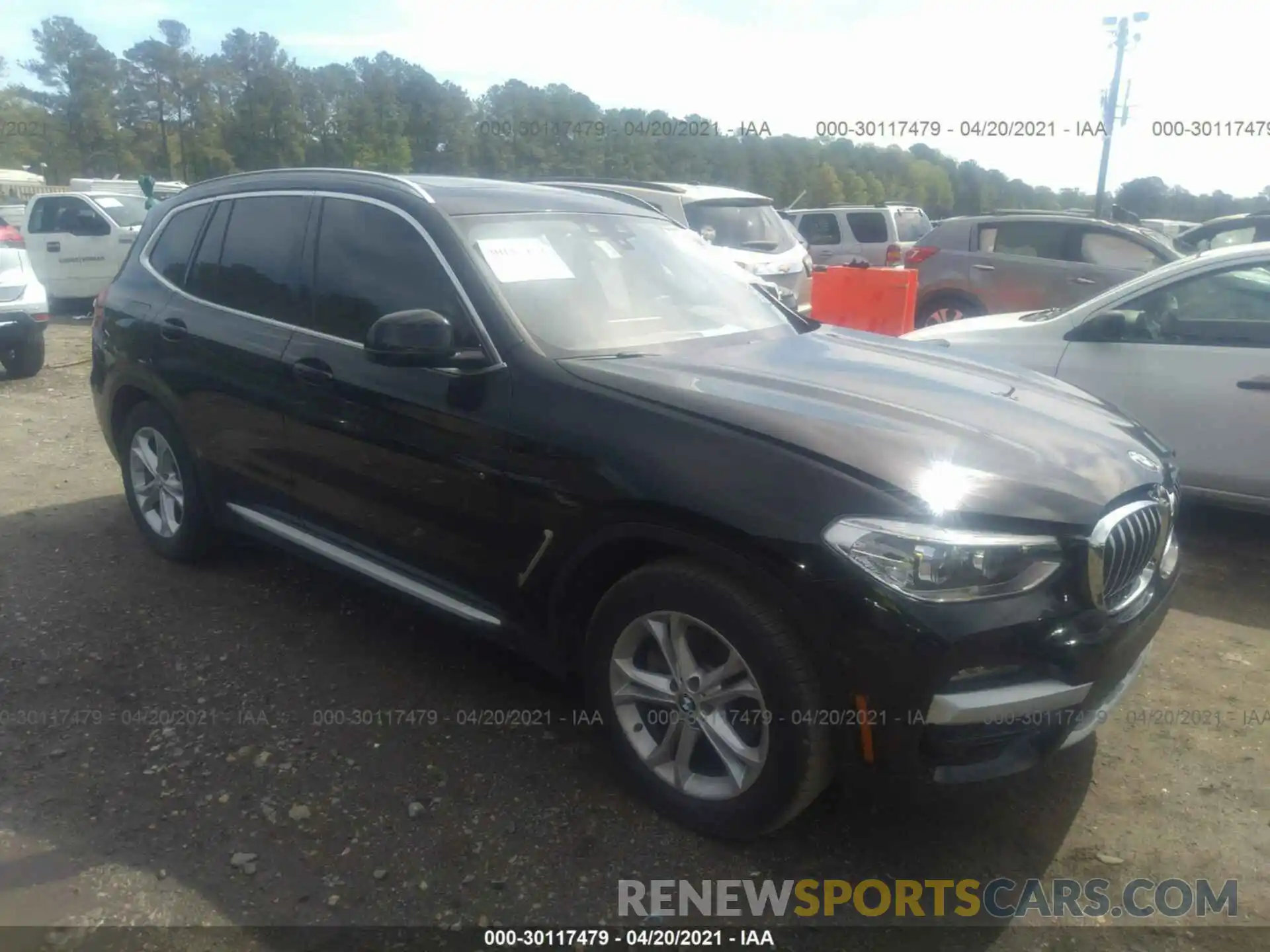 1 Photograph of a damaged car 5UXTY3C0XLLU72453 BMW X3 2020