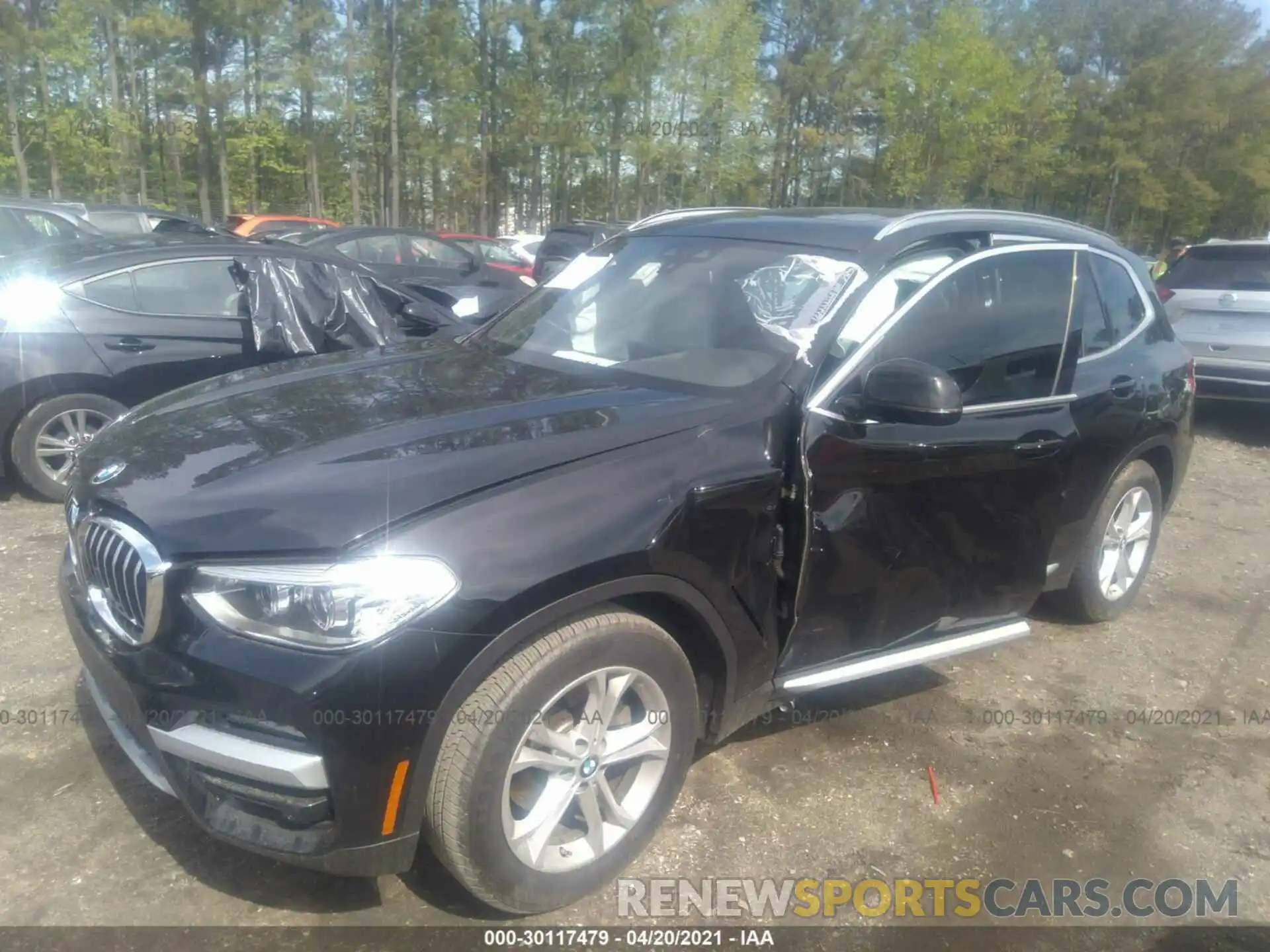 2 Photograph of a damaged car 5UXTY3C0XLLU72453 BMW X3 2020