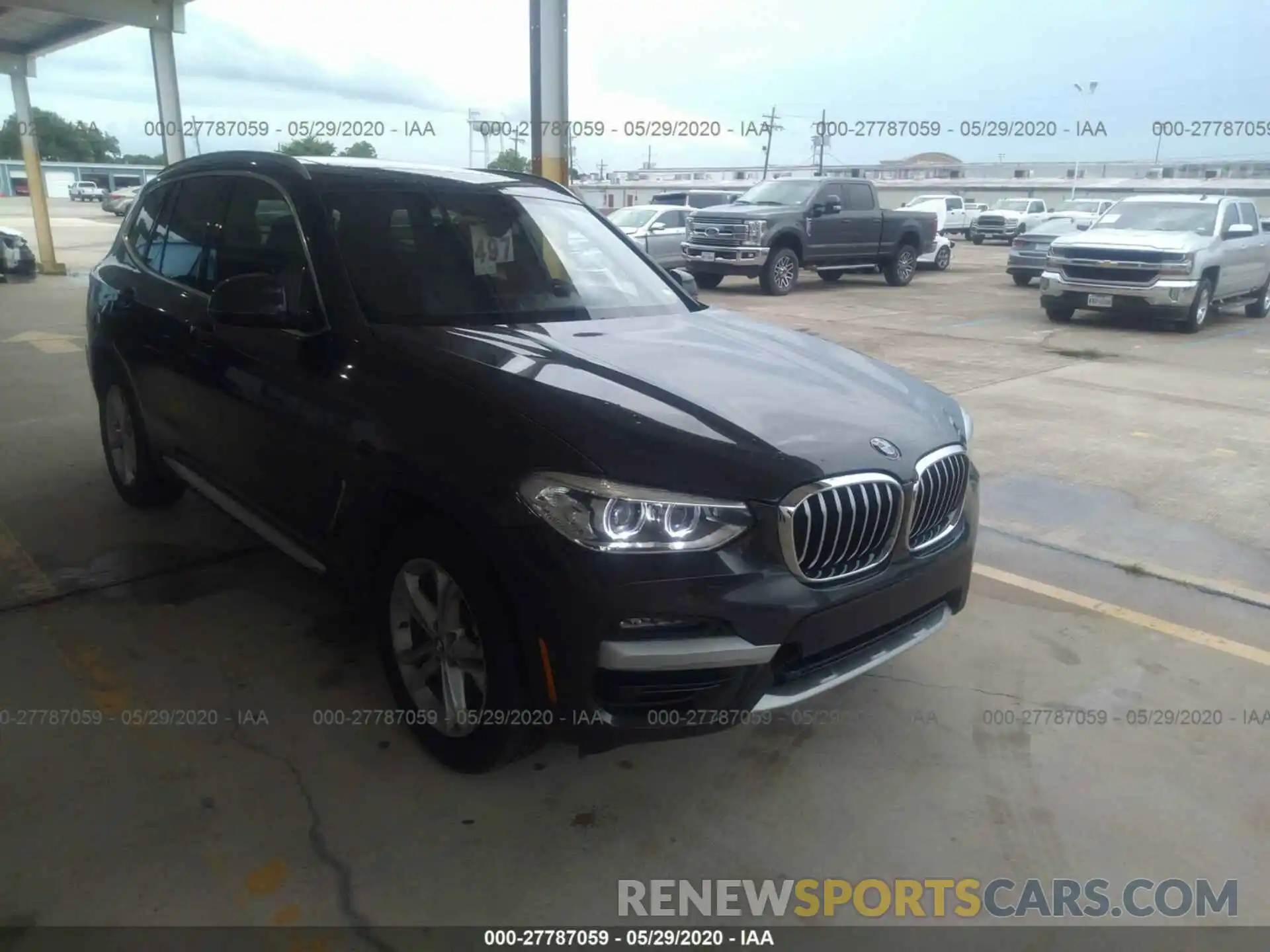 1 Photograph of a damaged car 5UXTY3C0XLLU72548 BMW X3 2020