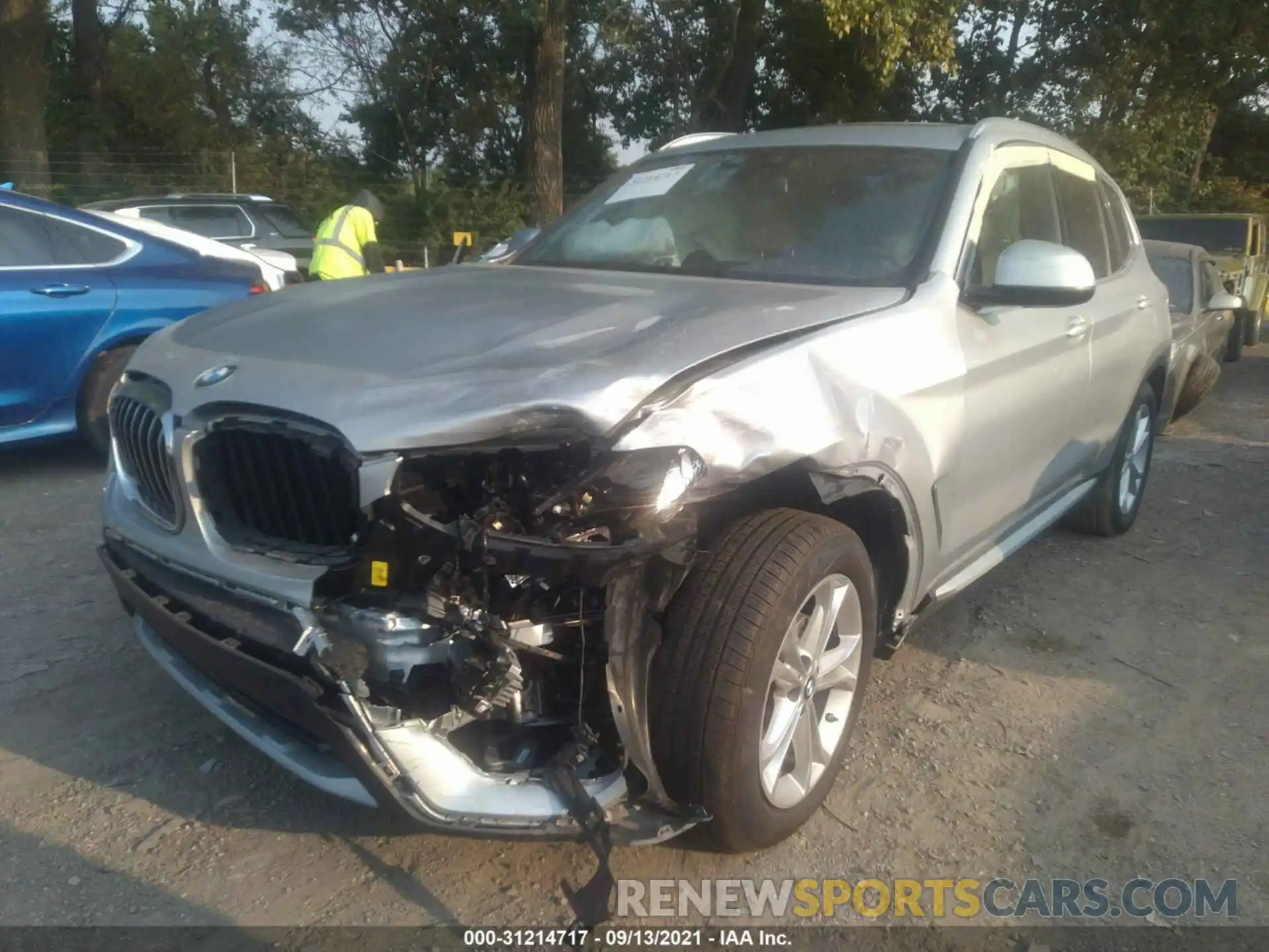 2 Photograph of a damaged car 5UXTY5C00L9B18193 BMW X3 2020