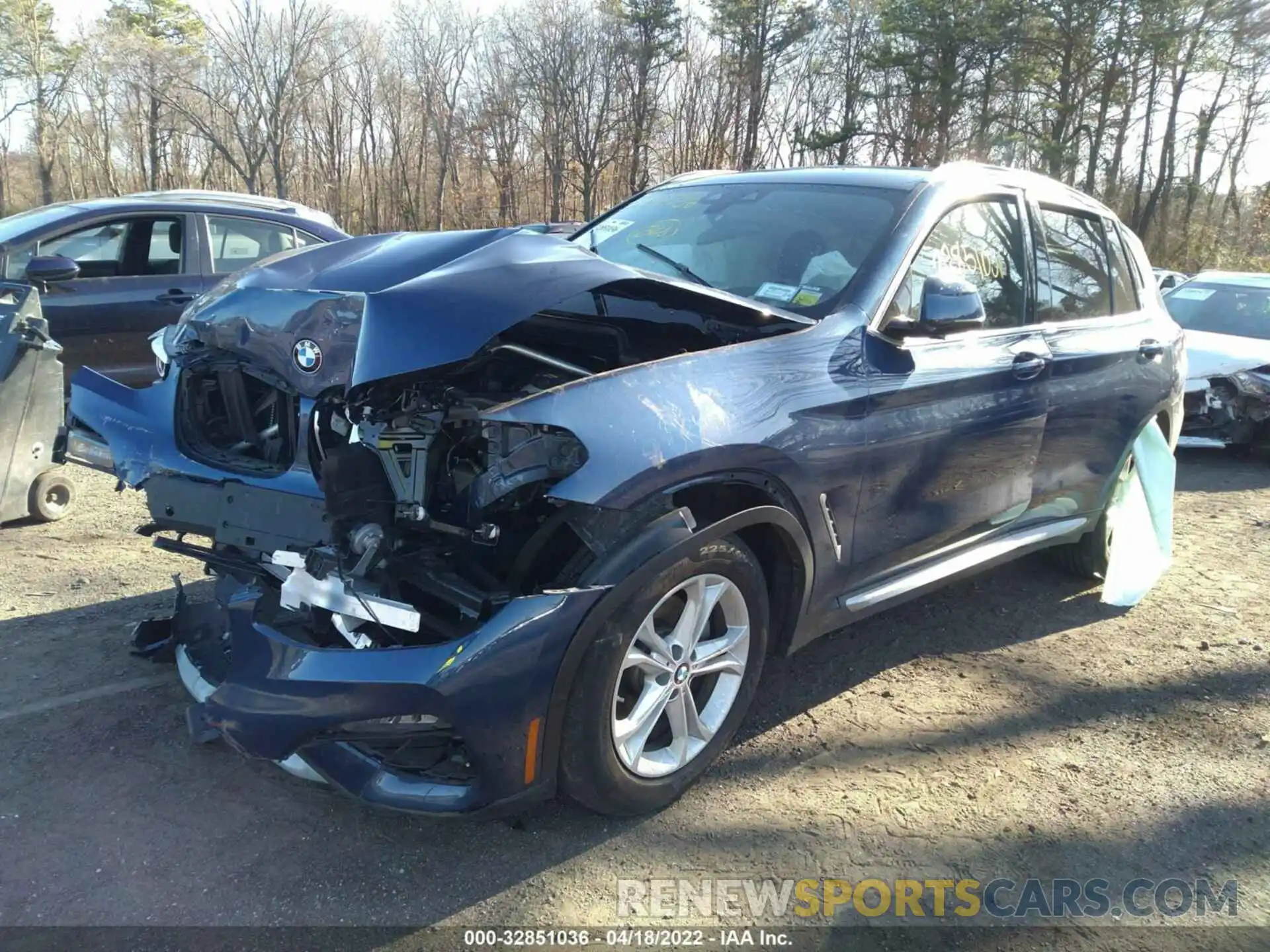 2 Photograph of a damaged car 5UXTY5C00L9B34636 BMW X3 2020