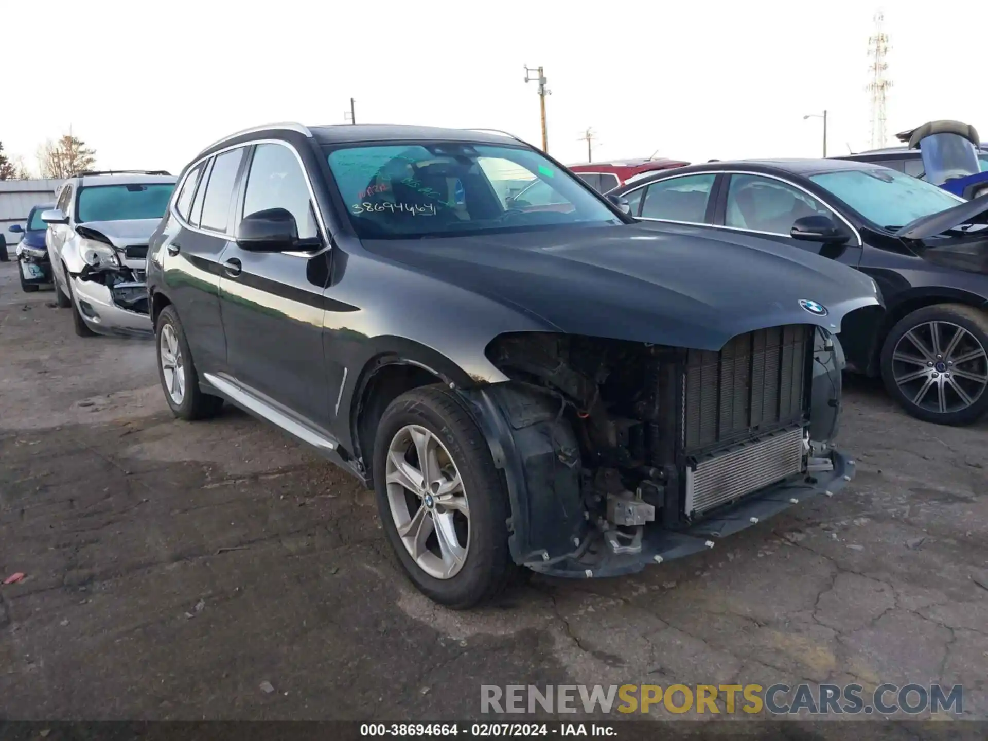 1 Photograph of a damaged car 5UXTY5C00L9B57902 BMW X3 2020