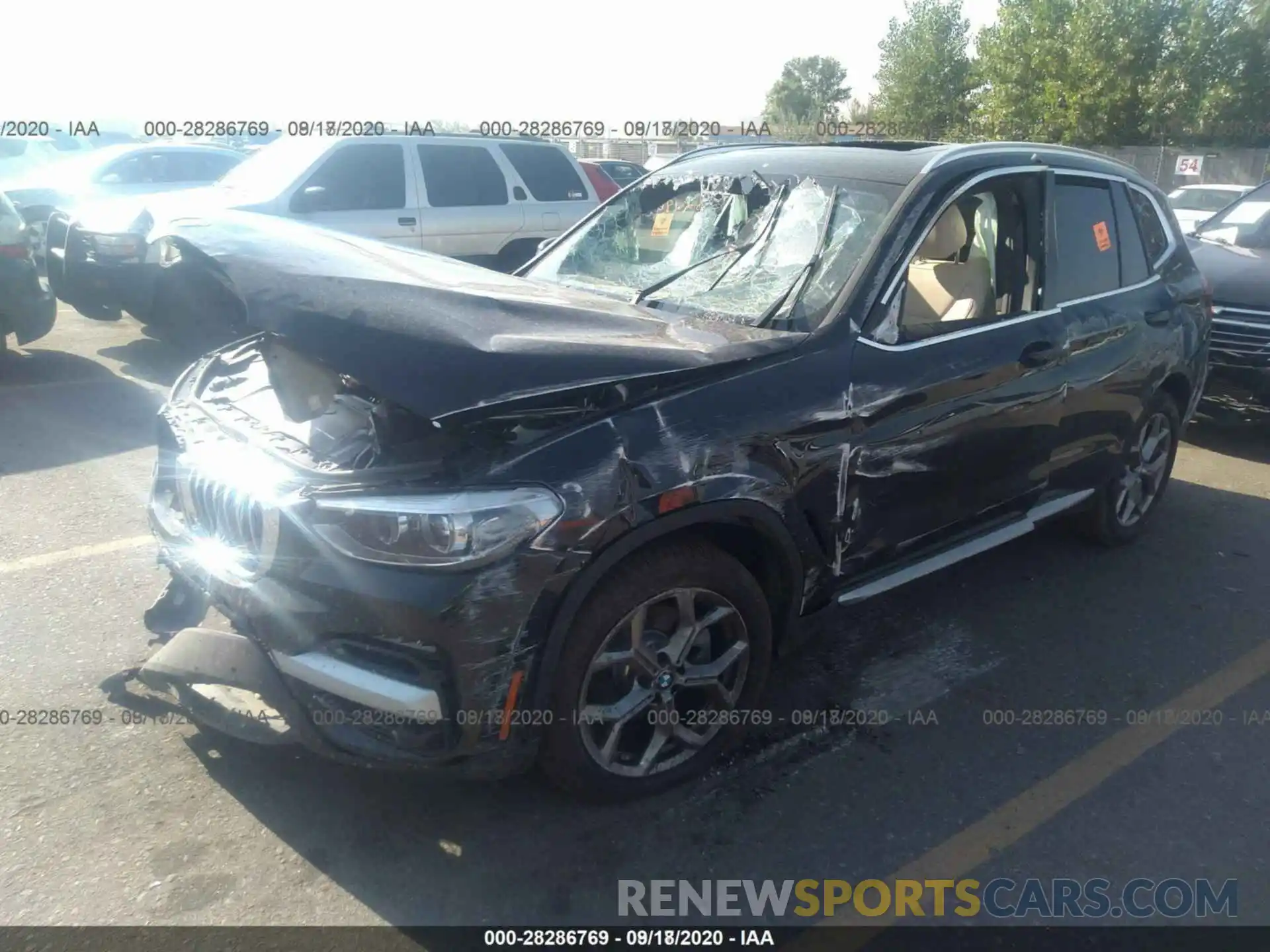 12 Фотография поврежденного автомобиля 5UXTY5C00L9B76031 BMW X3 2020